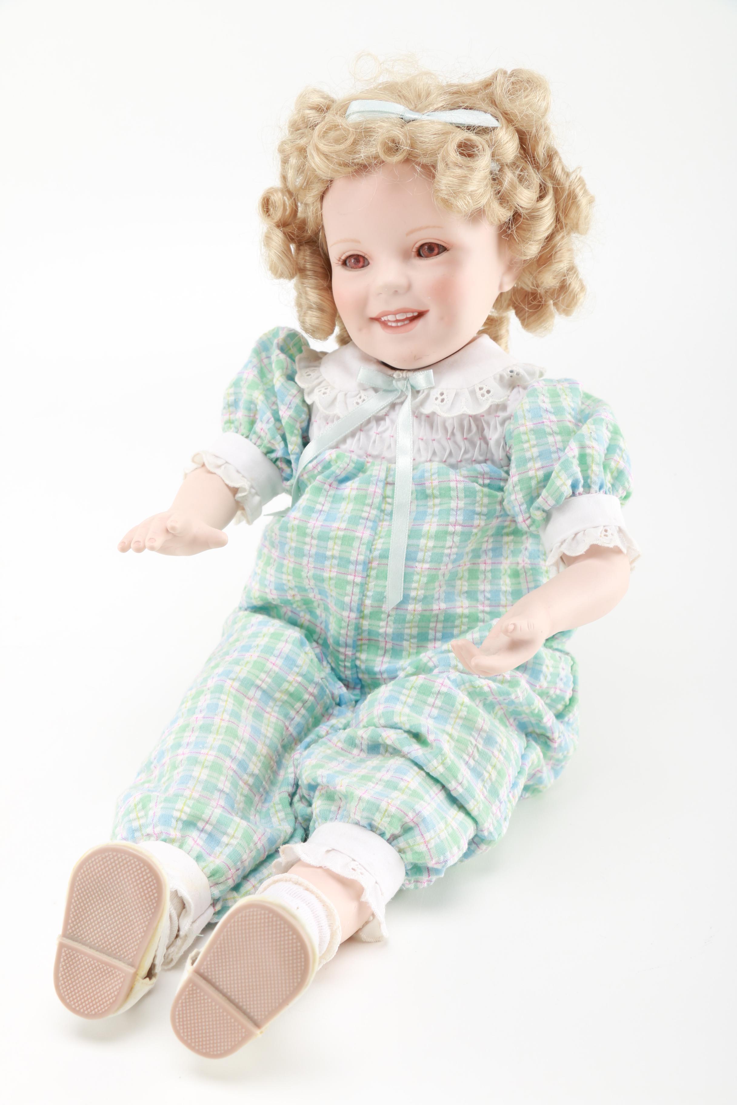 Danbury Mint Shirley Temple Porcelain Doll