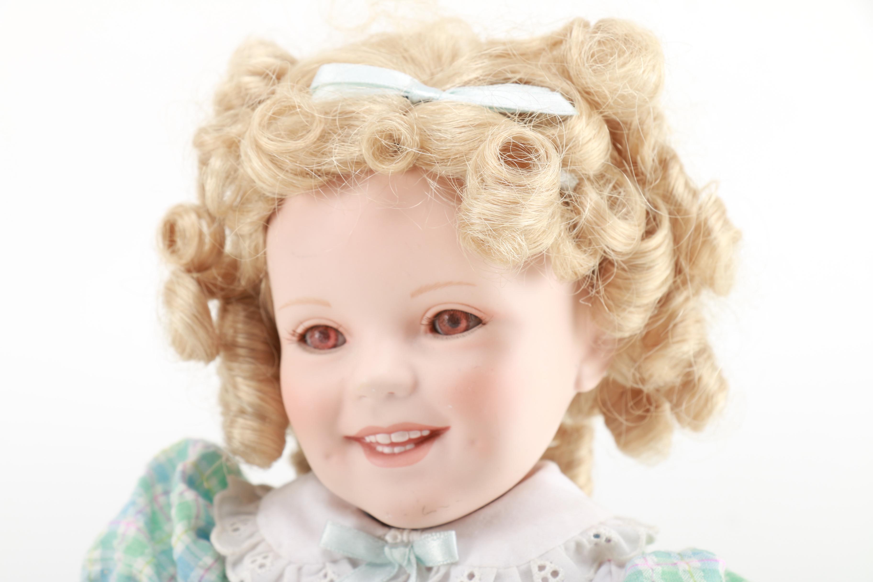 Danbury Mint Shirley Temple Porcelain Doll
