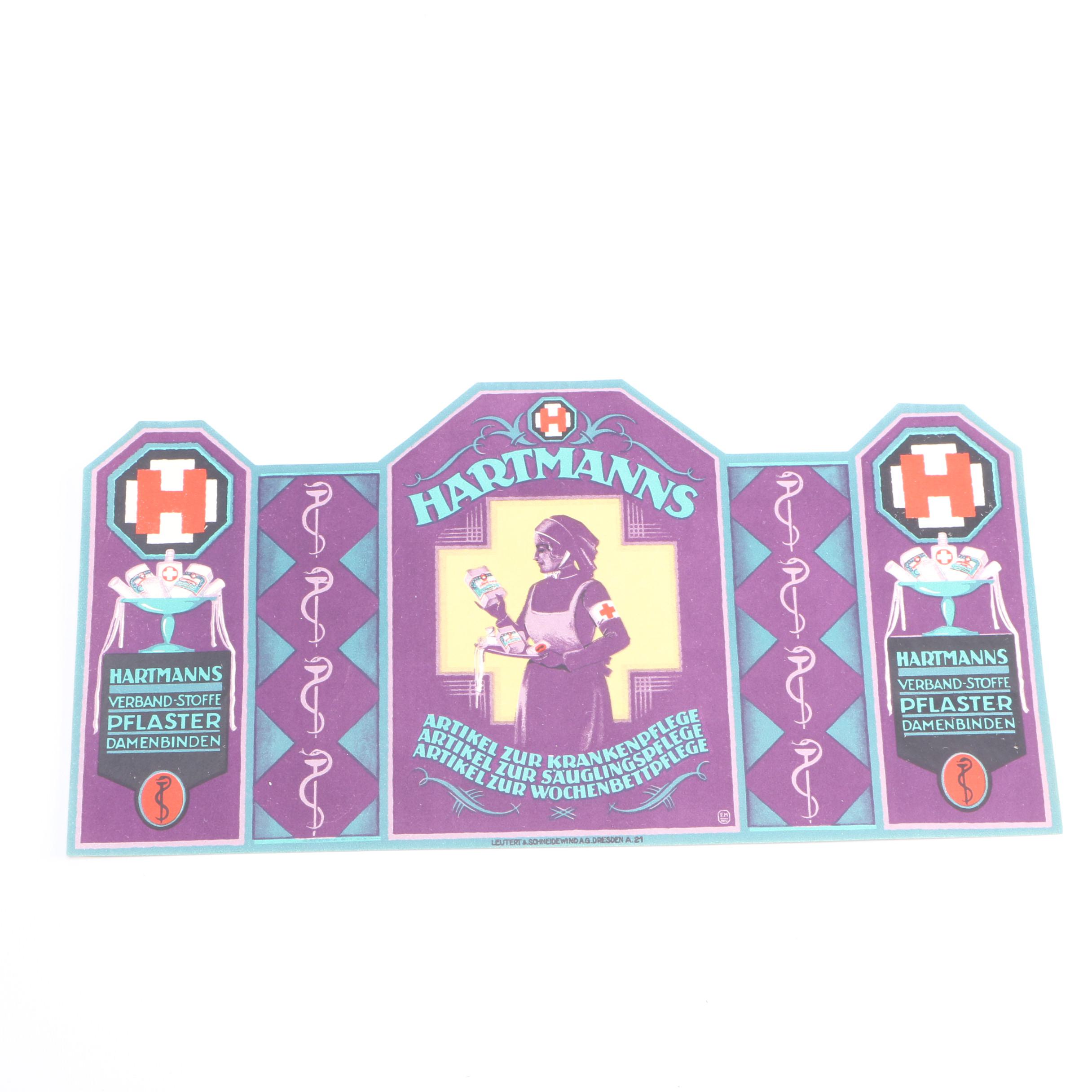 Forster And Borries Buchdruck Offsetdruck Steindruck Poster and Hatmanns Poster