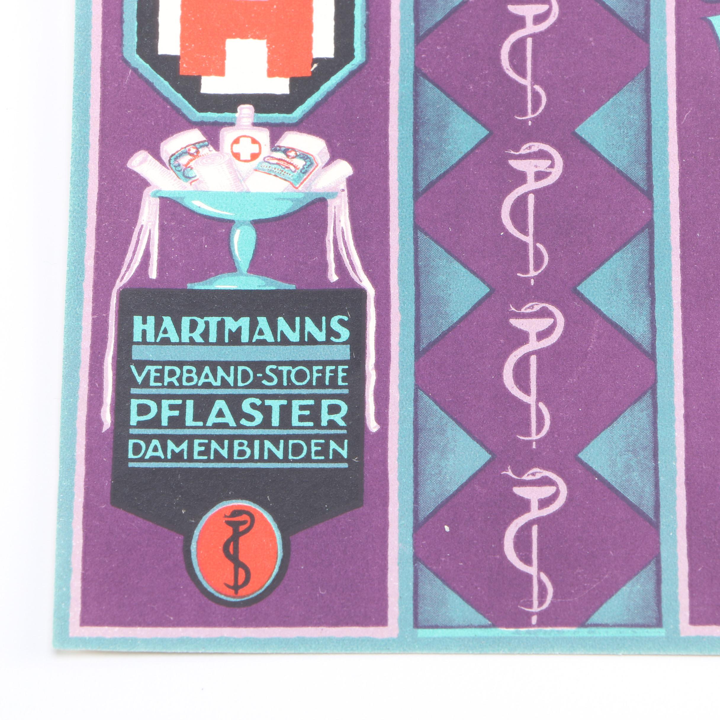 Forster And Borries Buchdruck Offsetdruck Steindruck Poster and Hatmanns Poster