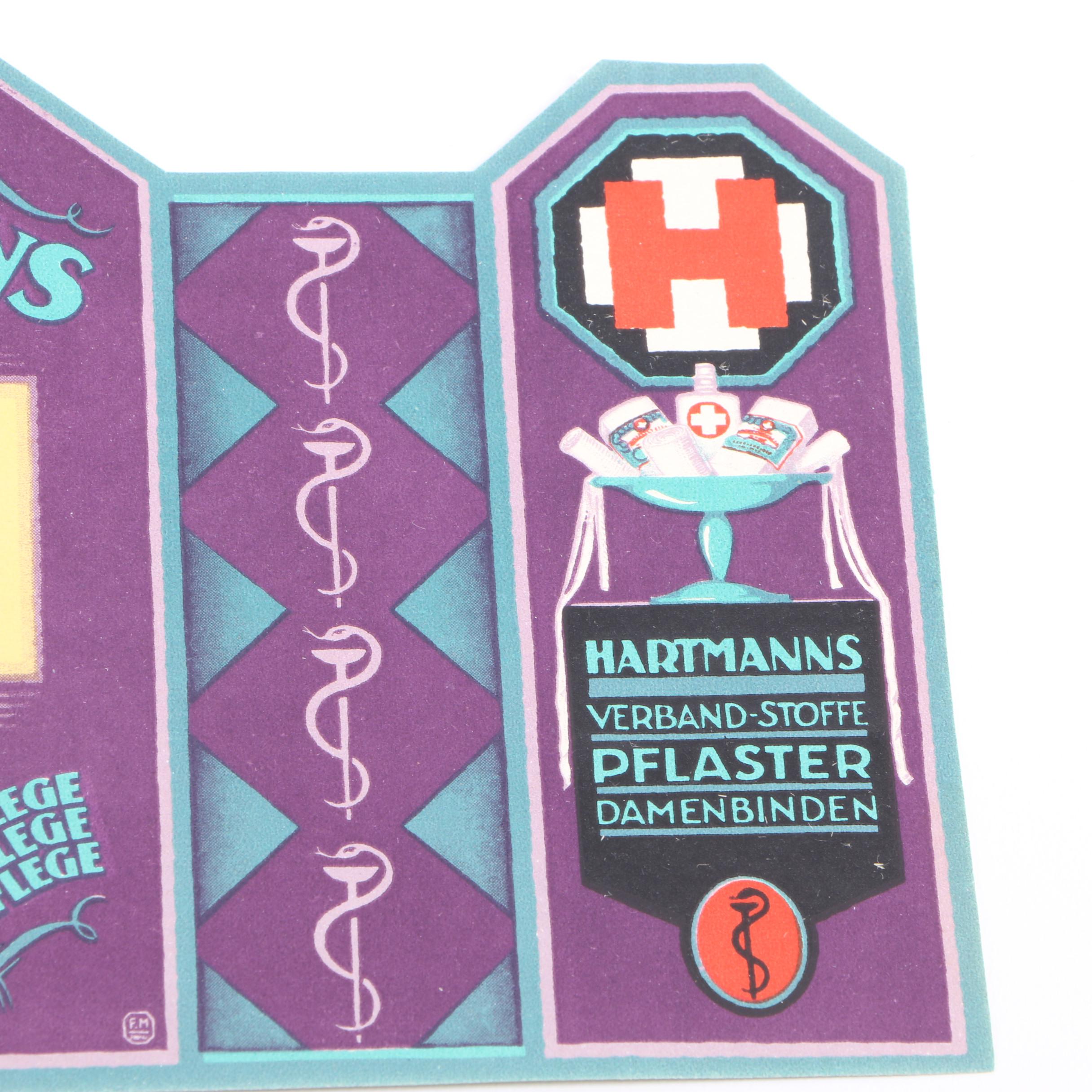 Forster And Borries Buchdruck Offsetdruck Steindruck Poster and Hatmanns Poster