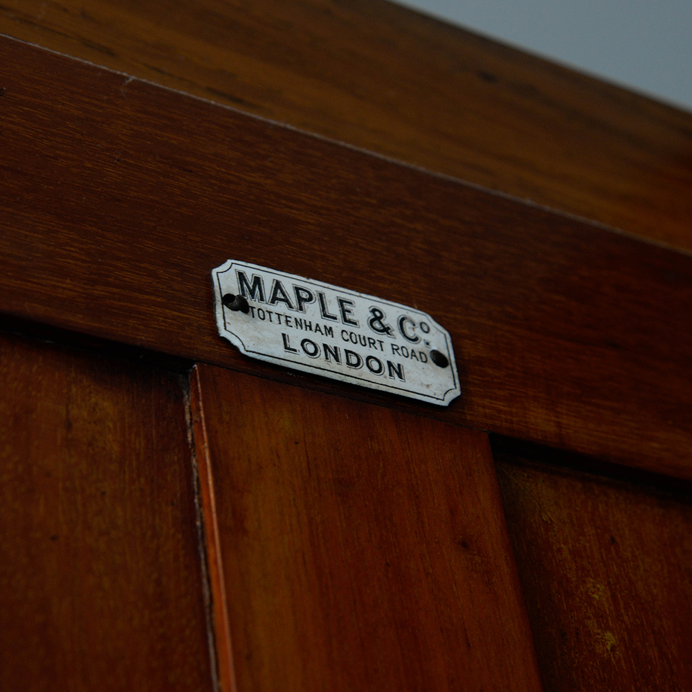 Maple & Co. Jacobean-Style Armoire & Dresser Combination
