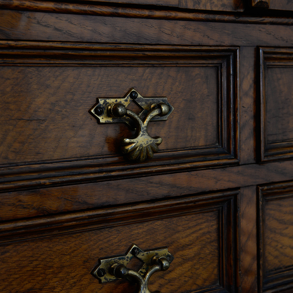 Maple & Co. Jacobean-Style Armoire & Dresser Combination