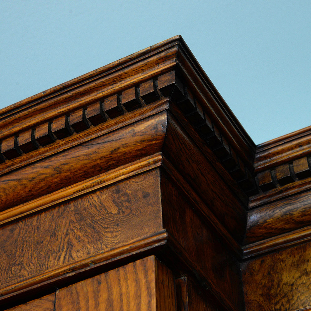Maple & Co. Jacobean-Style Armoire & Dresser Combination