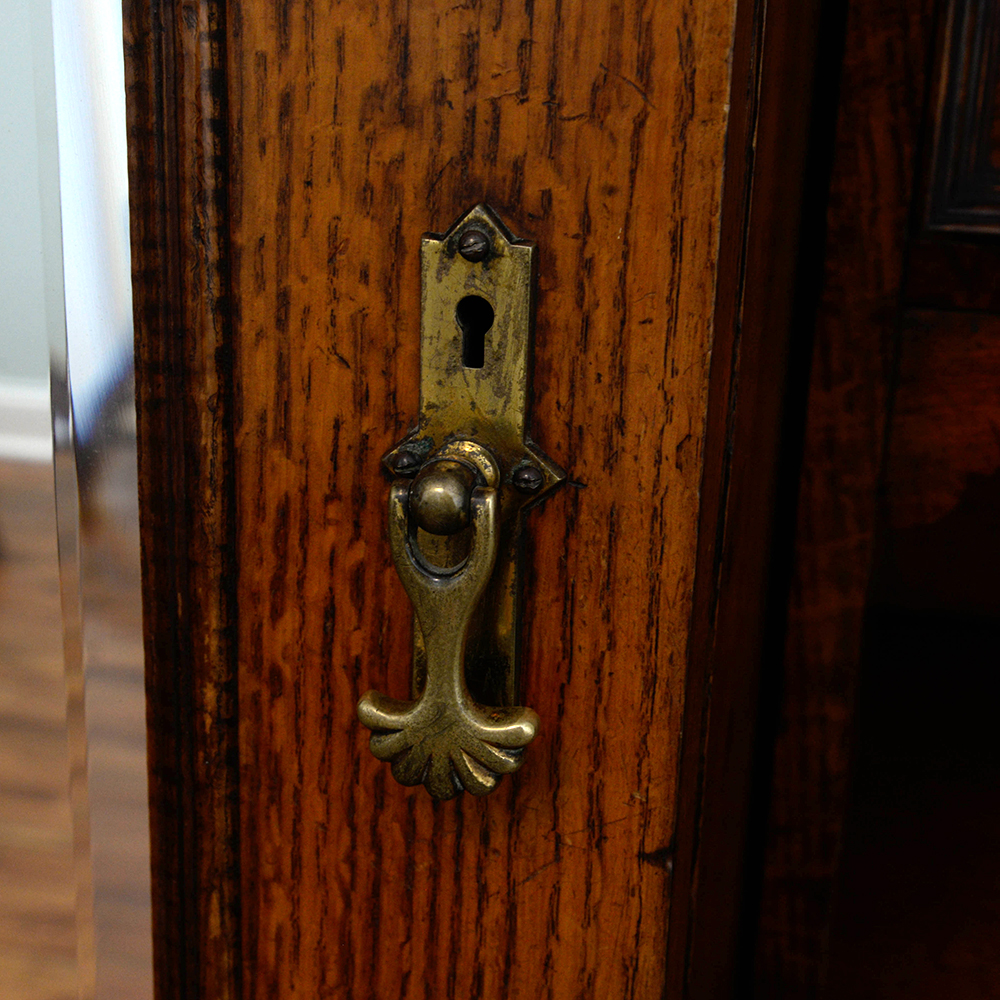 Maple & Co. Jacobean-Style Armoire & Dresser Combination