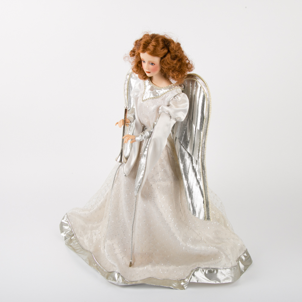 Franklin Heirloom Angel Porcelain Doll