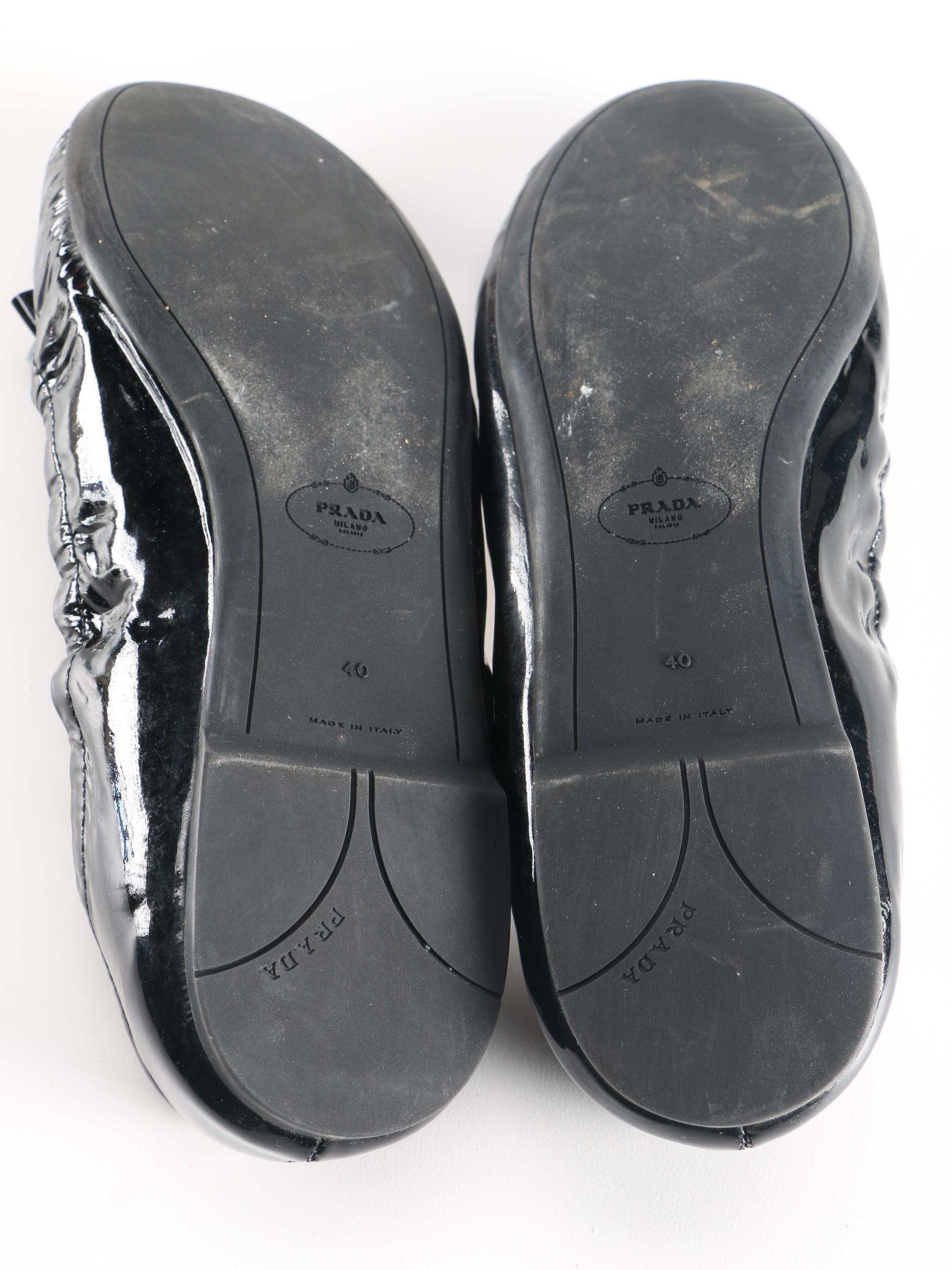 Women's Designer Flats Featuring Prada