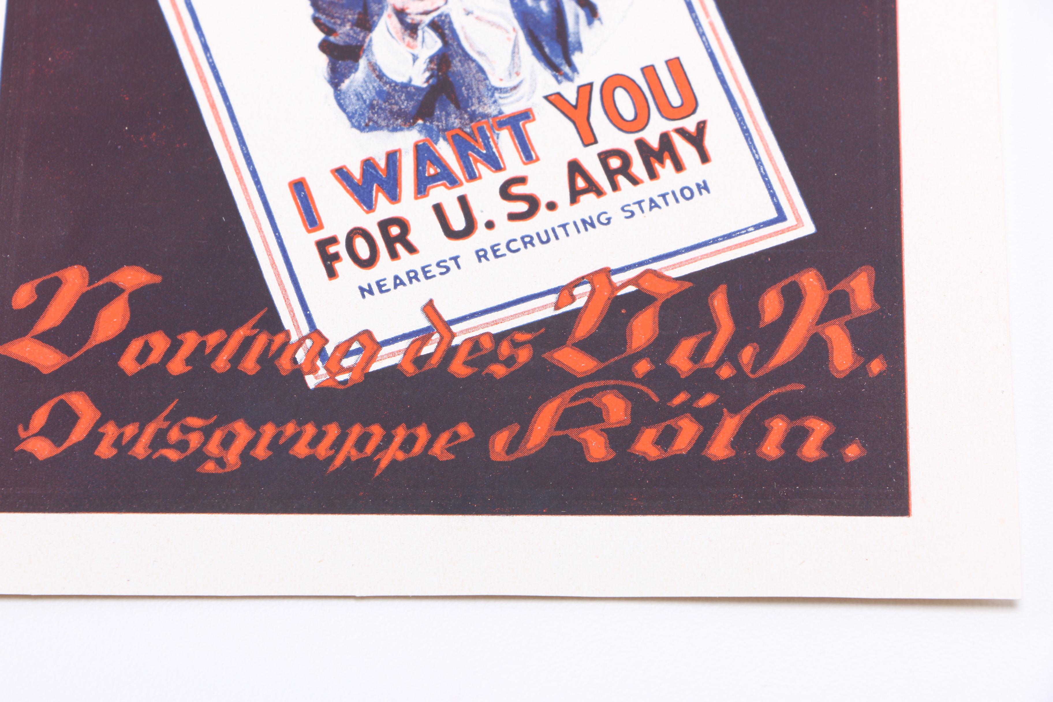 German Advertisements for Poster Exhibitons