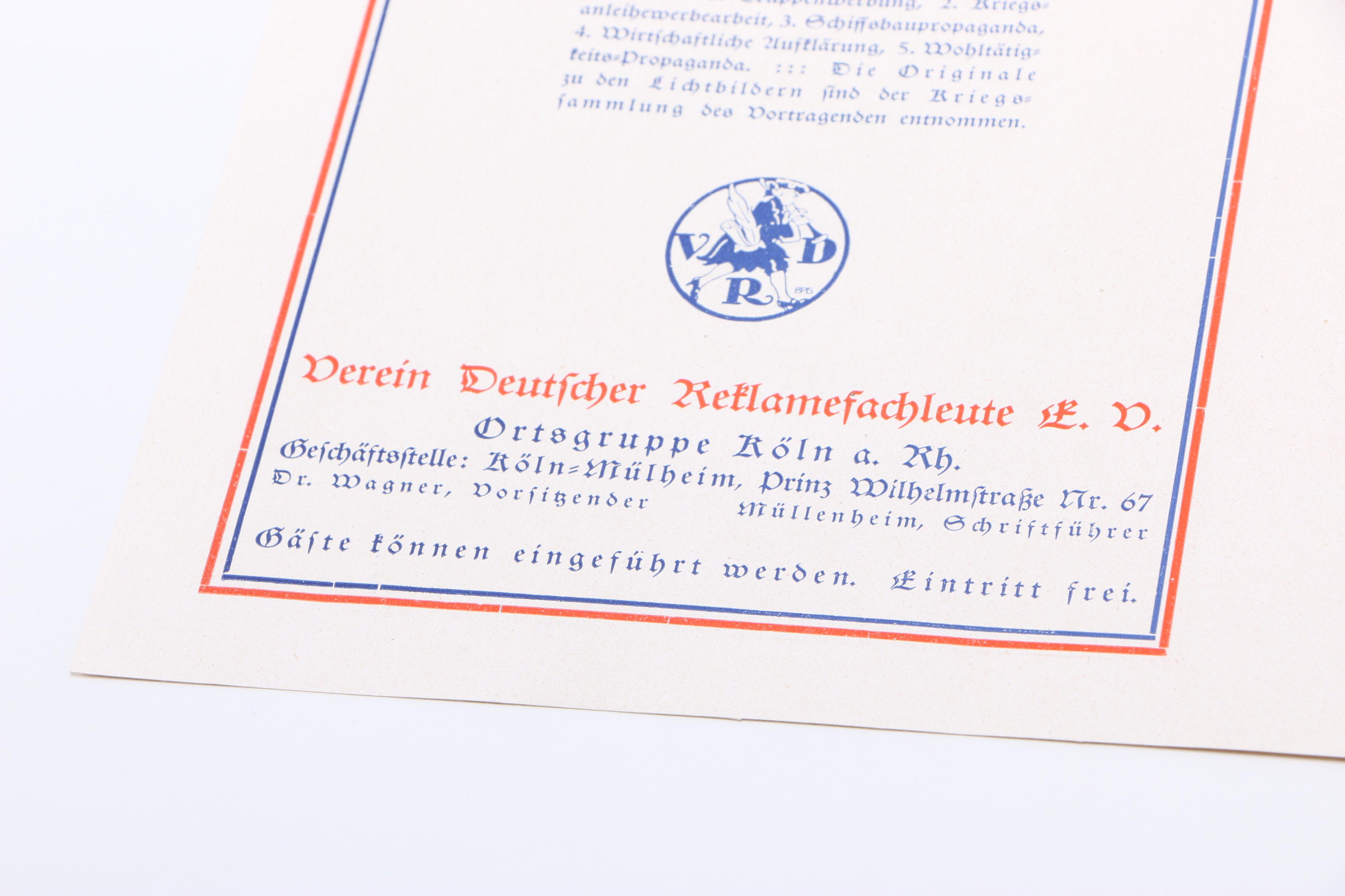 German Advertisements for Poster Exhibitons