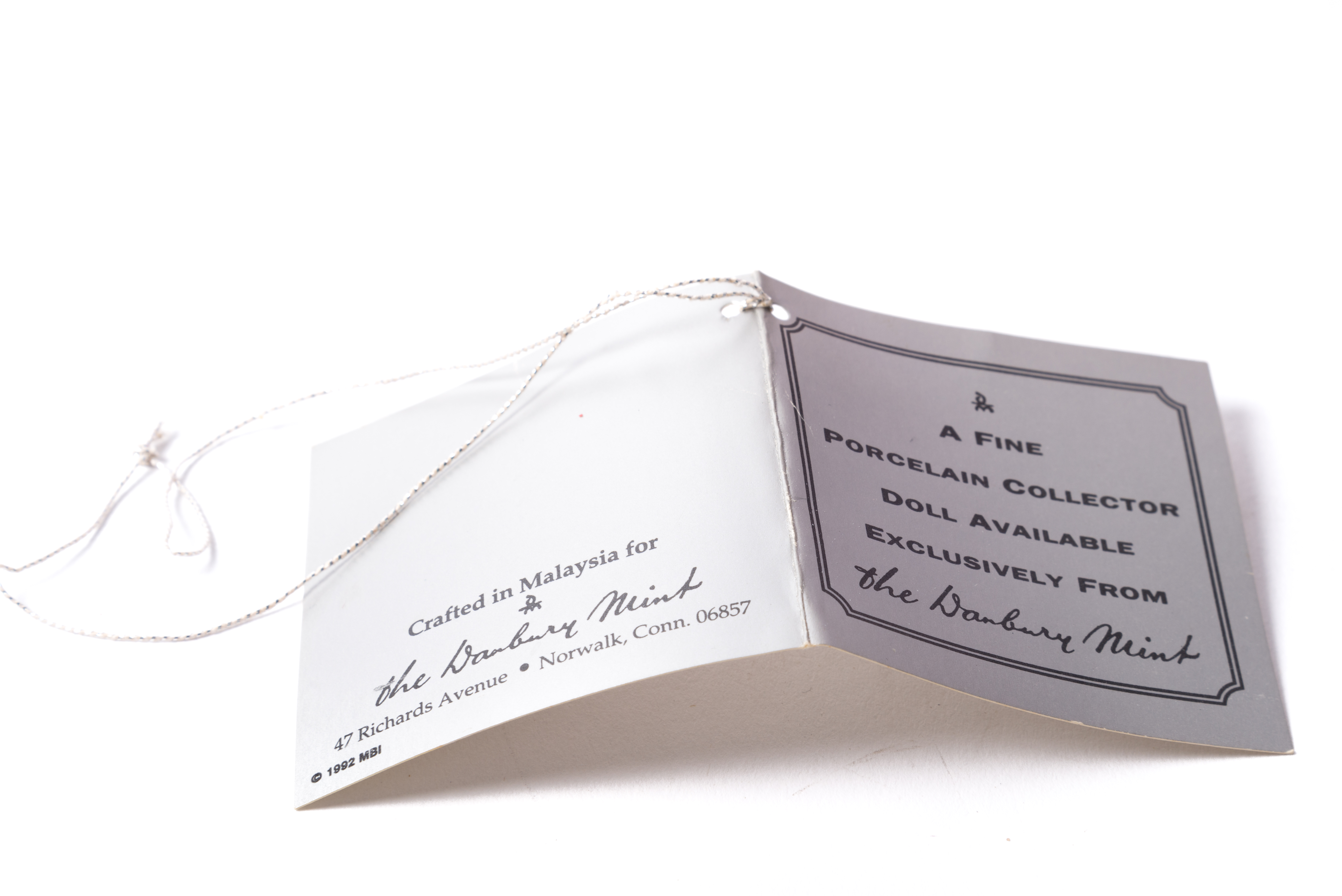 Danbury Mint "Shirley Temple" Porcelain Doll