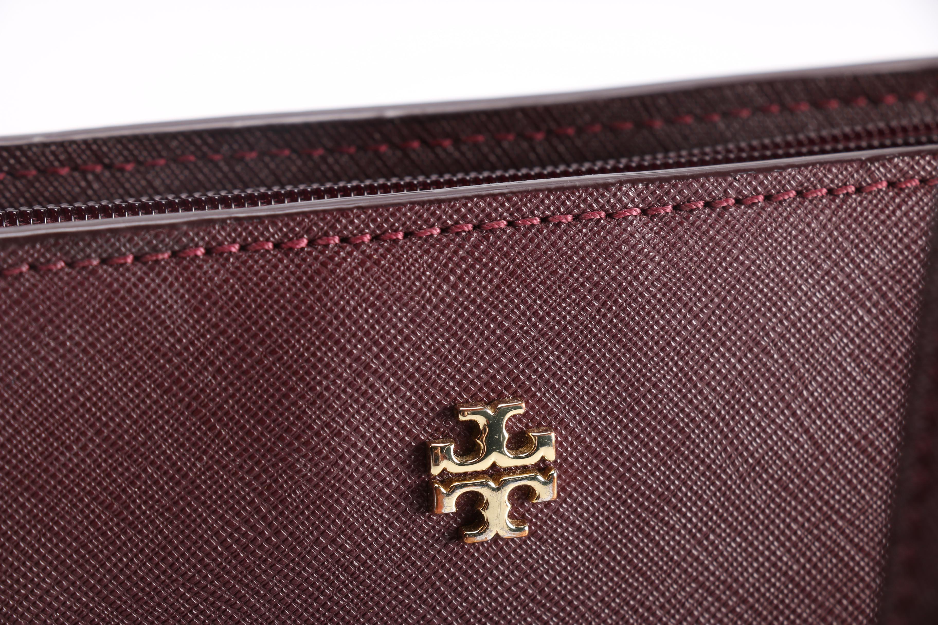 Tory Burch York Tote in Burgundy