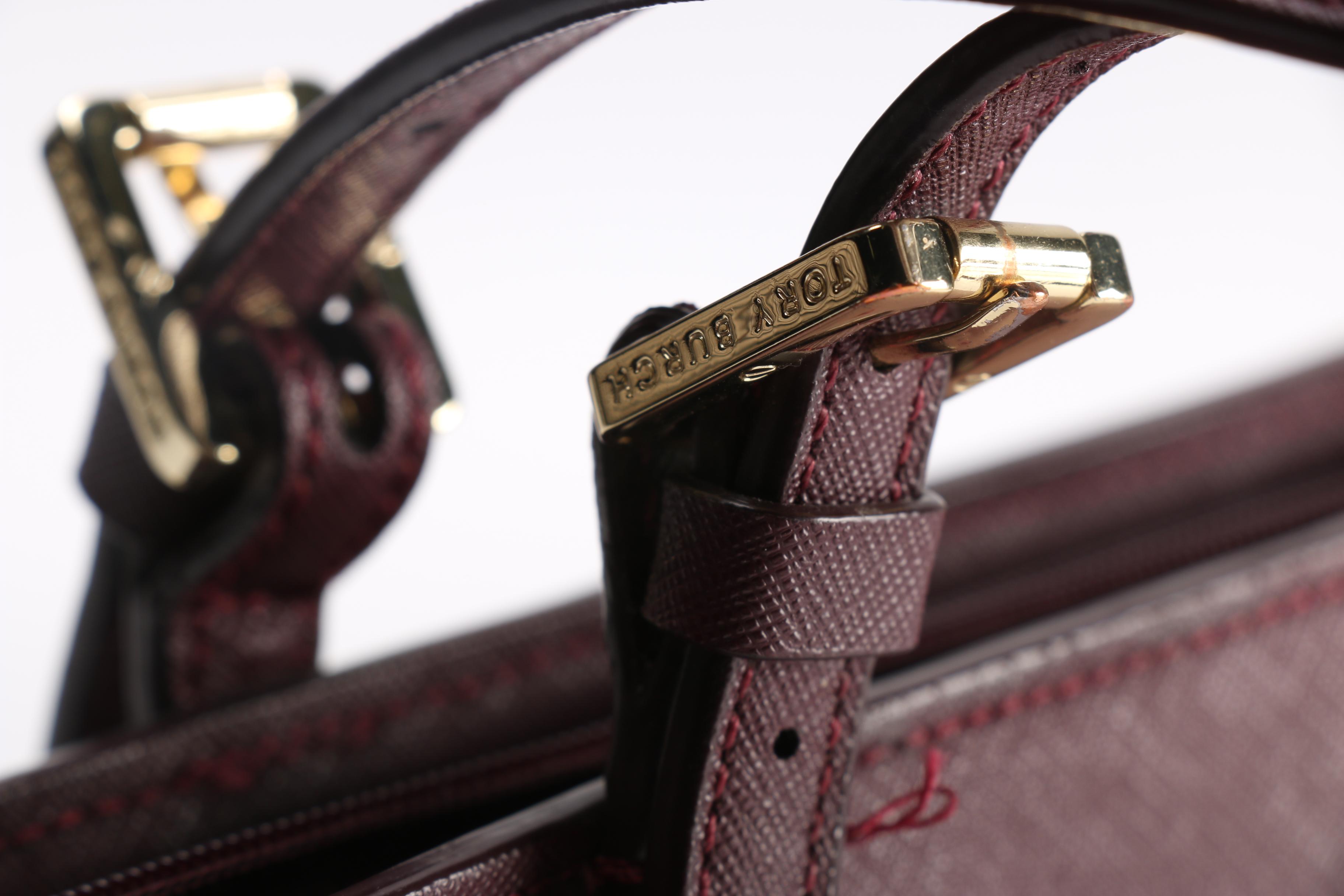 Tory Burch York Tote in Burgundy