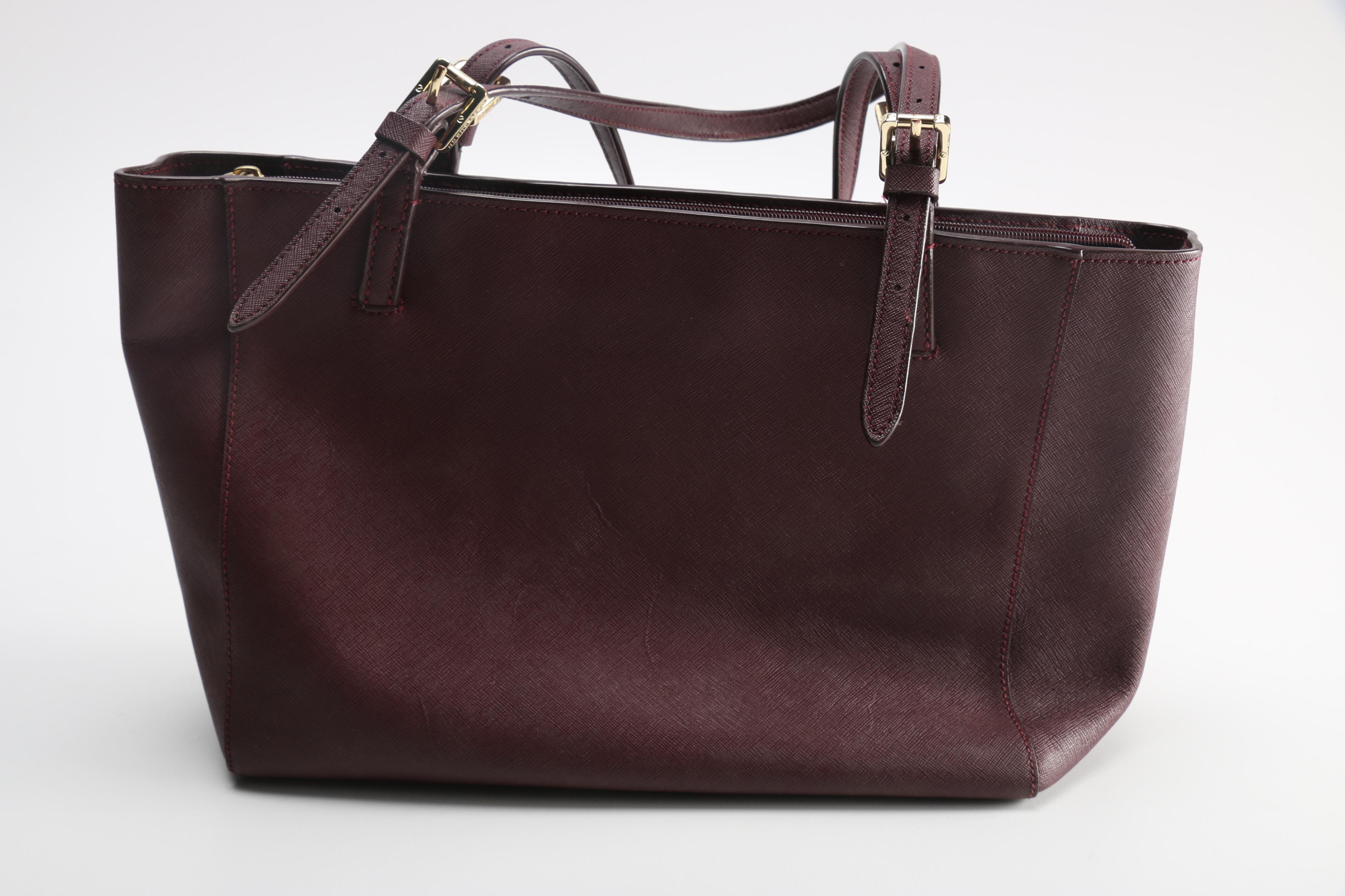 Tory Burch York Tote in Burgundy