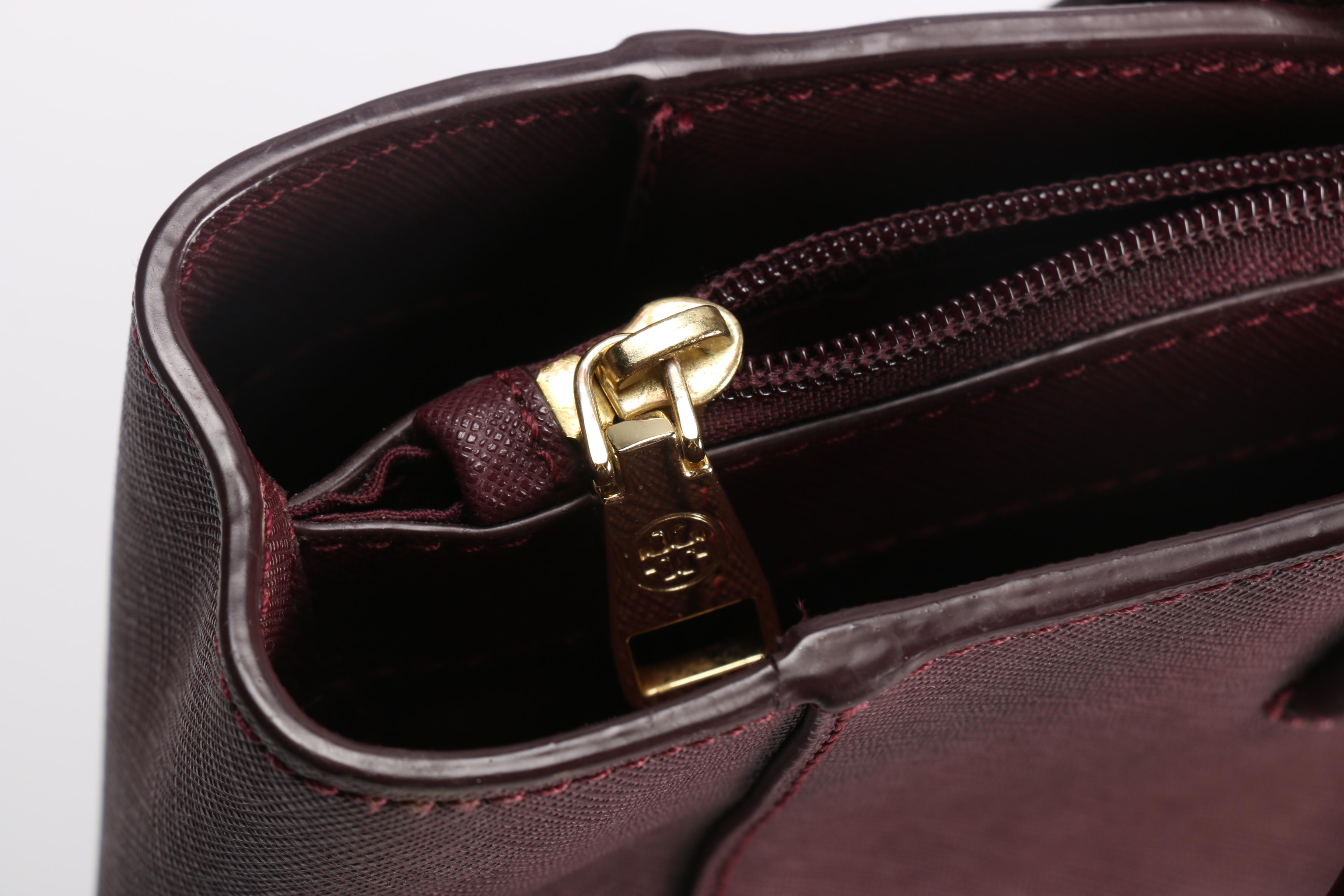 Tory Burch York Tote in Burgundy