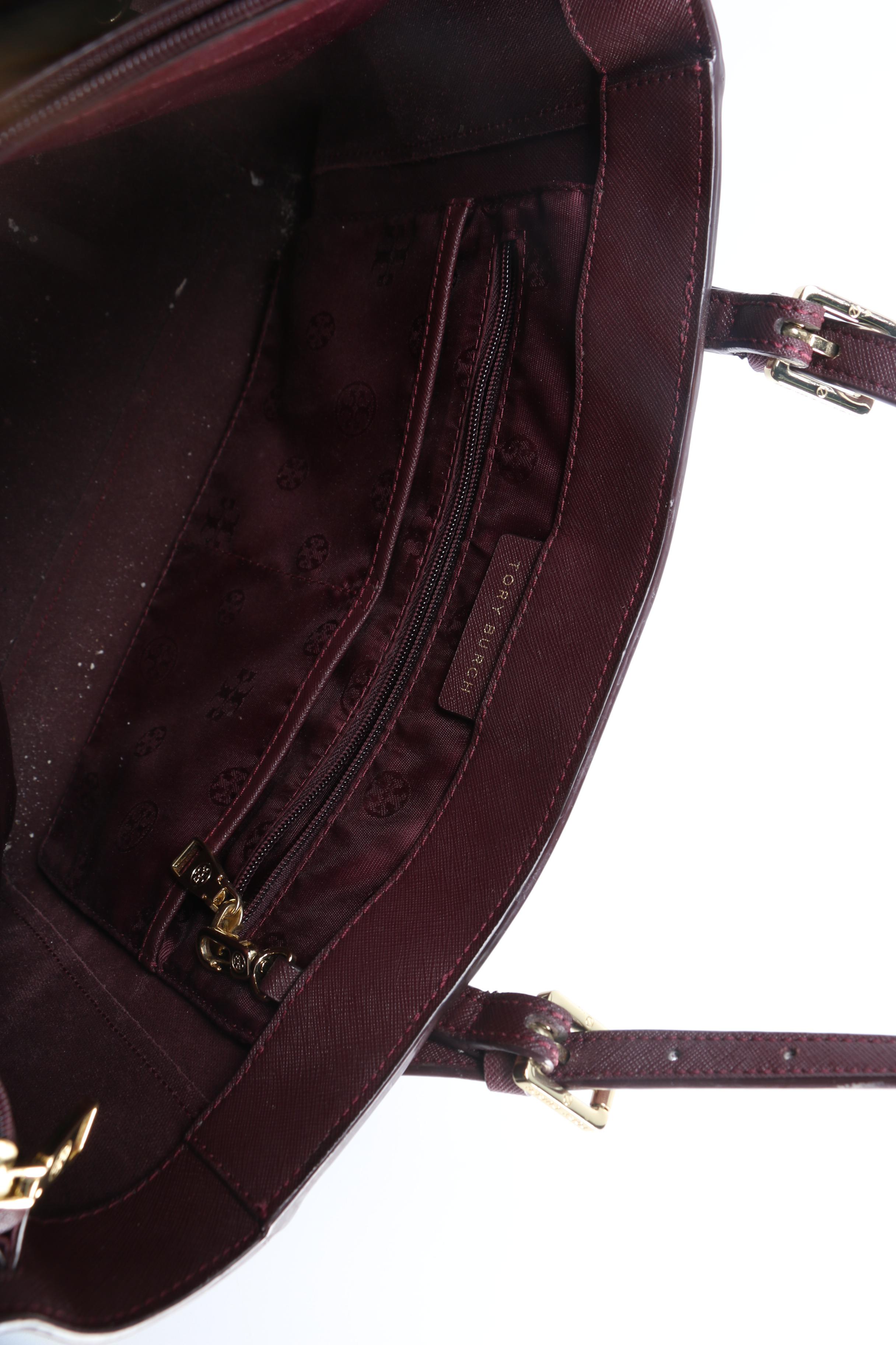 Tory Burch York Tote in Burgundy