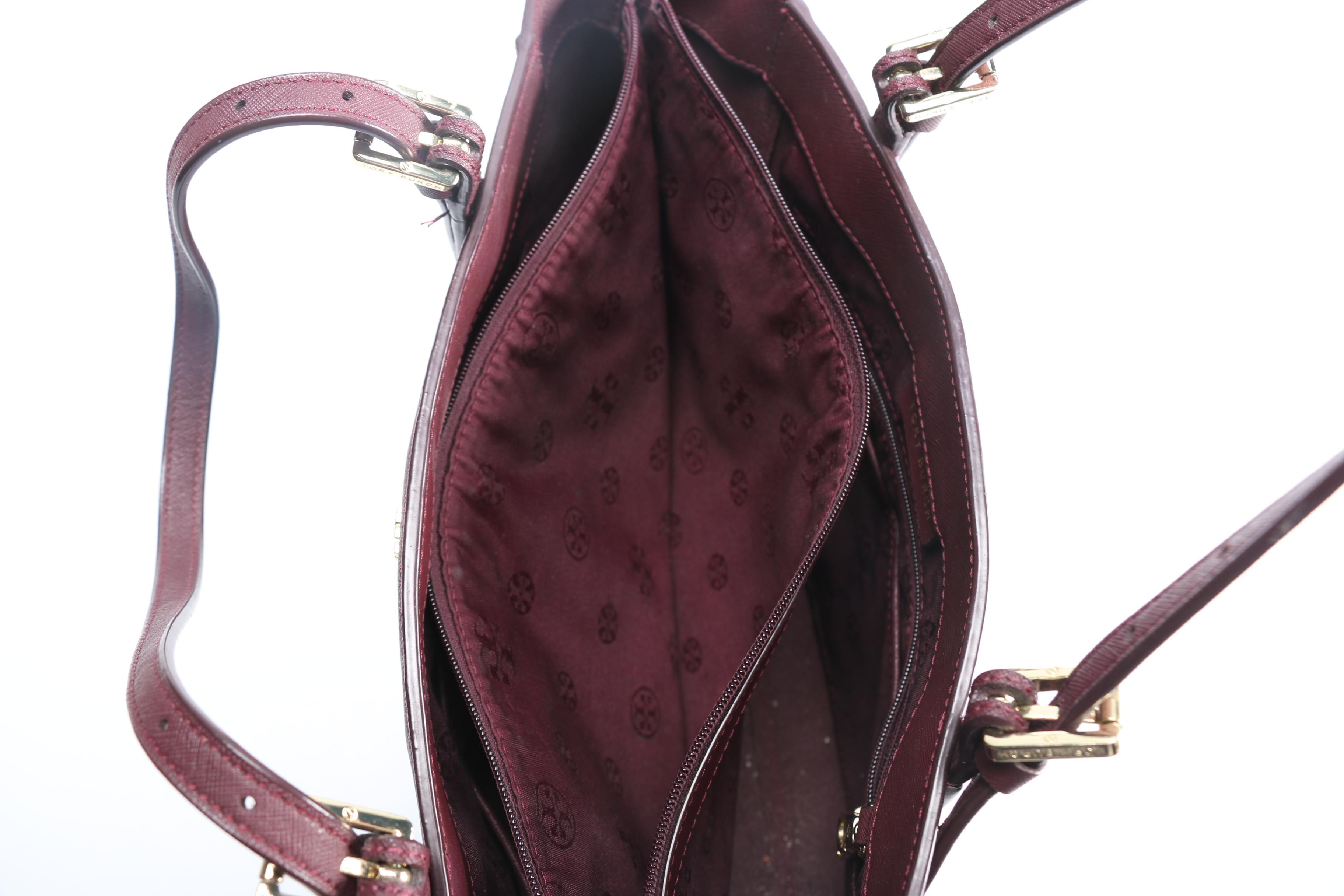 Tory Burch York Tote in Burgundy