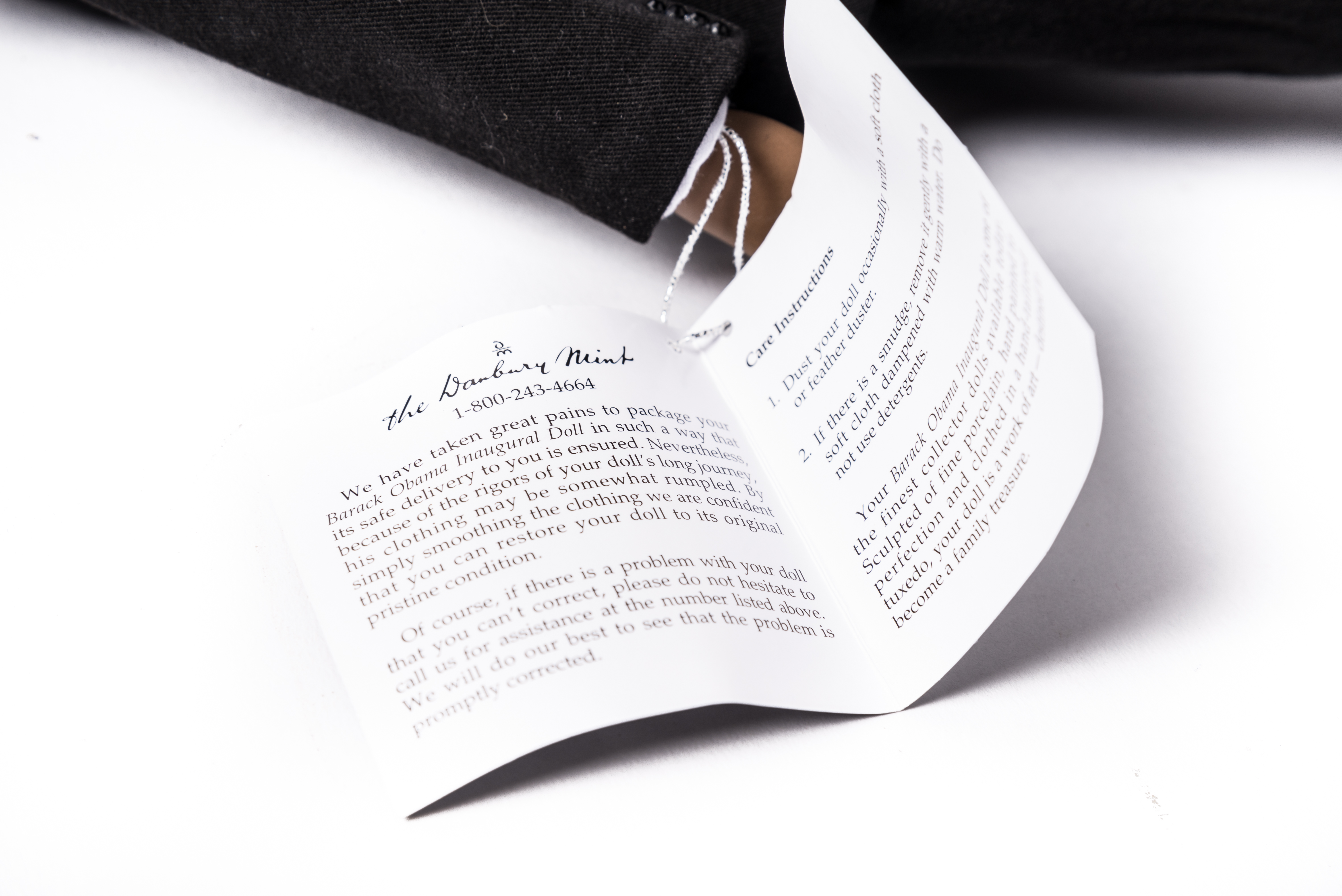 Danbury Mint "Barack Obama" Porcelain Doll