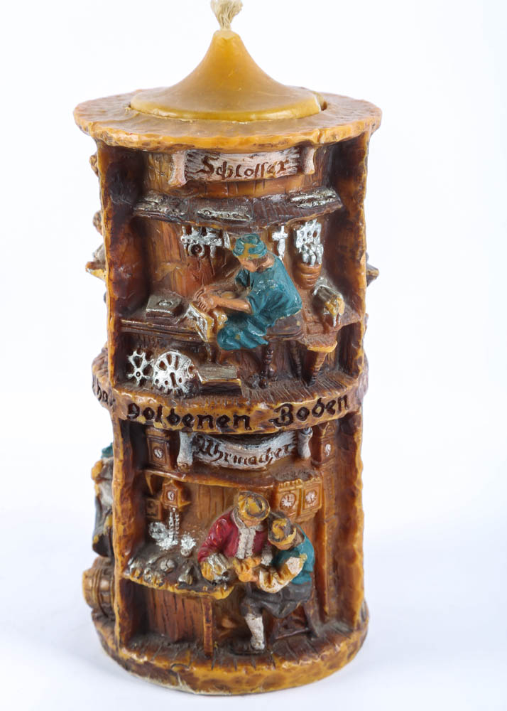 Vintage German Gunter Kerzen Handcrafted Candles