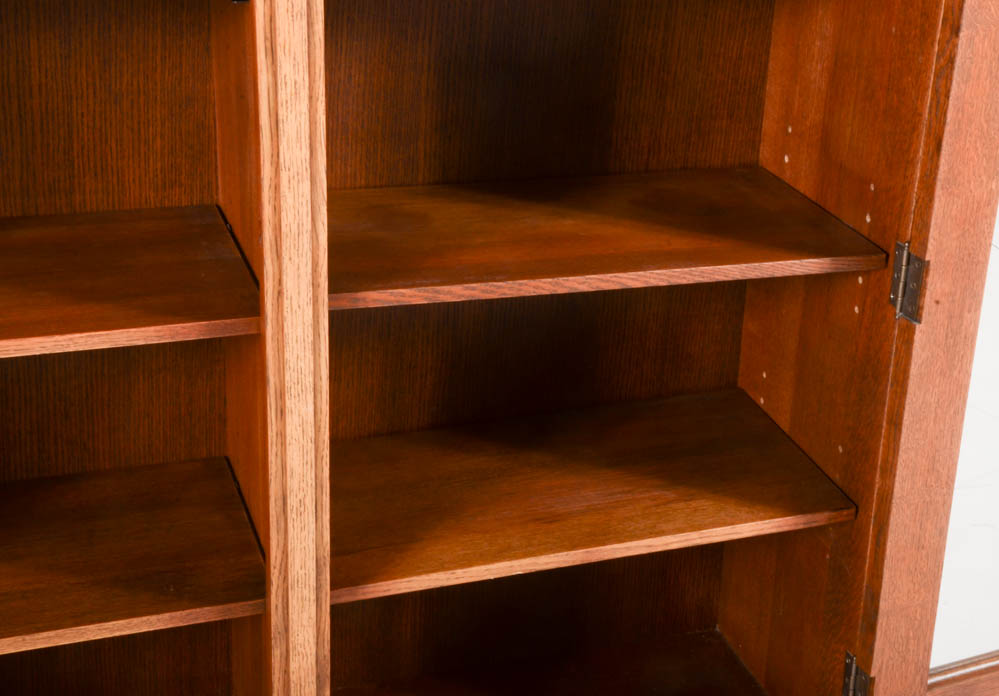 Stickley Harvey Ellis Inlaid Oak Bookcase