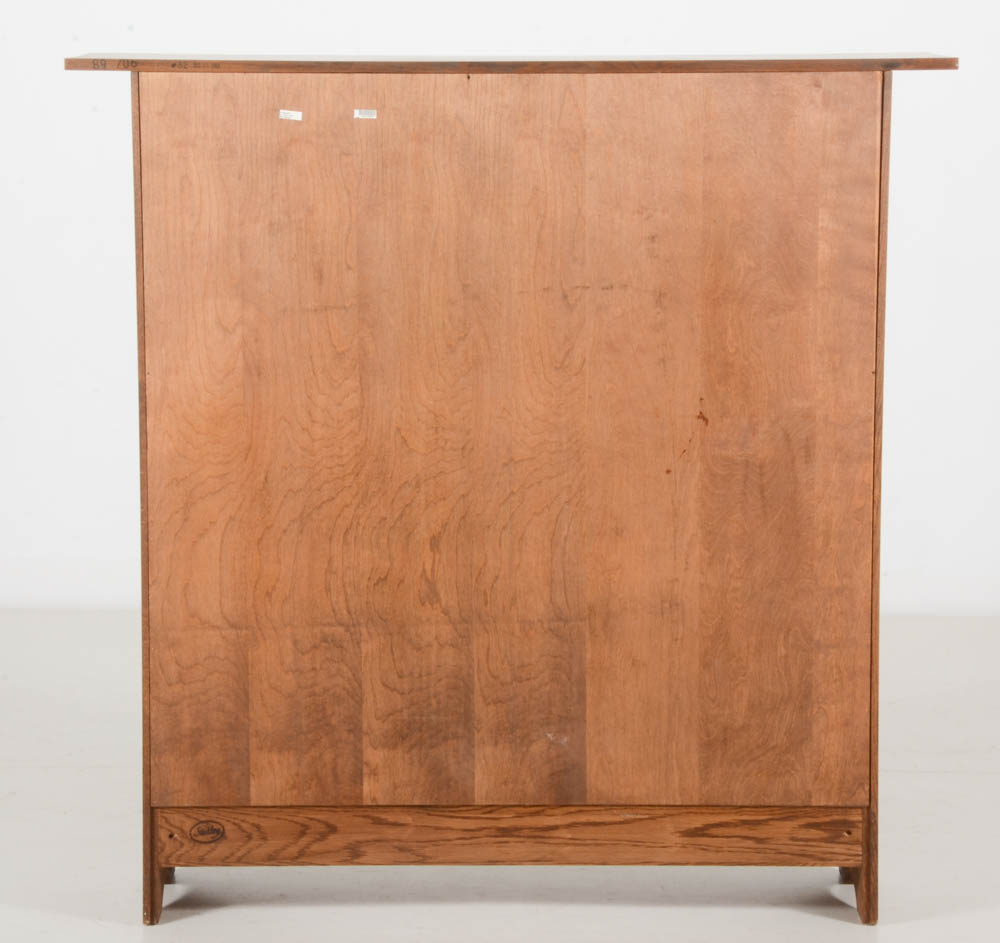Stickley Harvey Ellis Inlaid Oak Bookcase