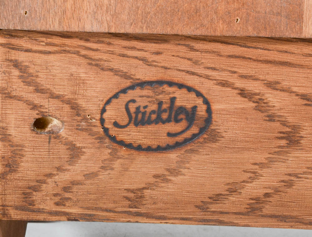 Stickley Harvey Ellis Inlaid Oak Bookcase