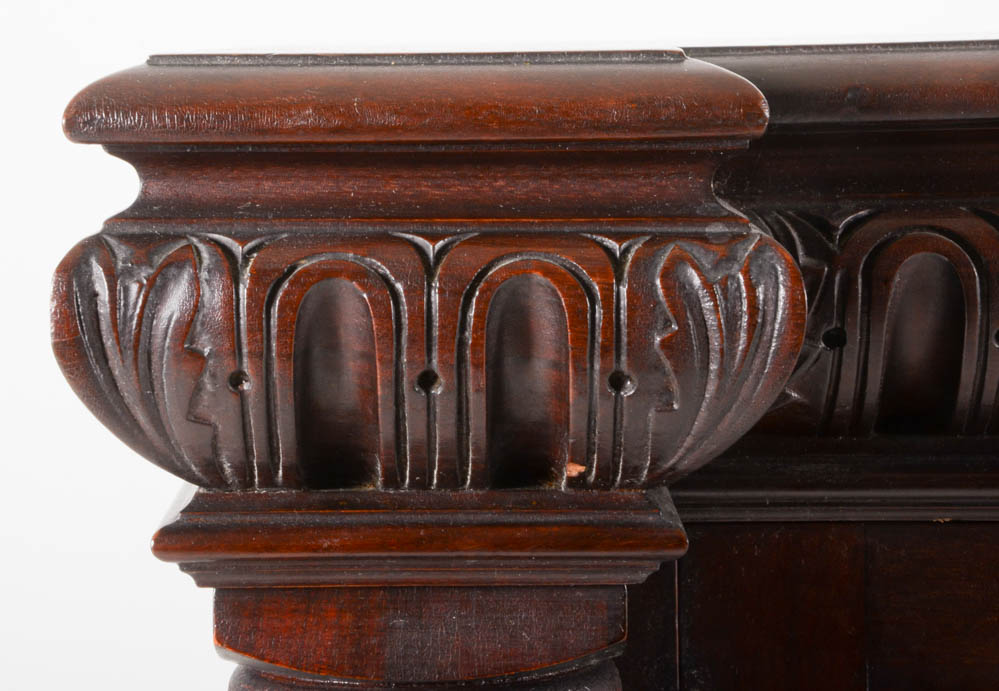 Antique Mahogany Bookcase by Henshaw's of Cincinnati