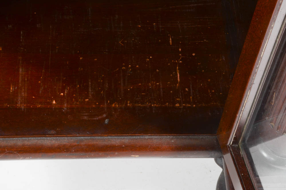 Antique Mahogany Bookcase by Henshaw's of Cincinnati