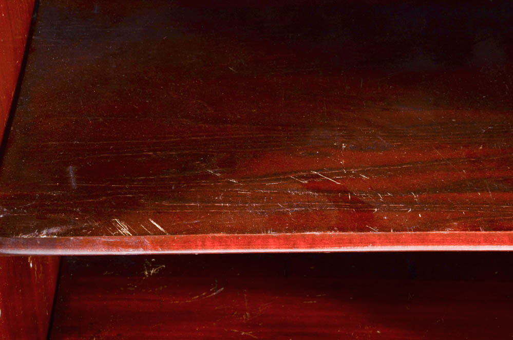 Antique Mahogany Bookcase by Henshaw's of Cincinnati