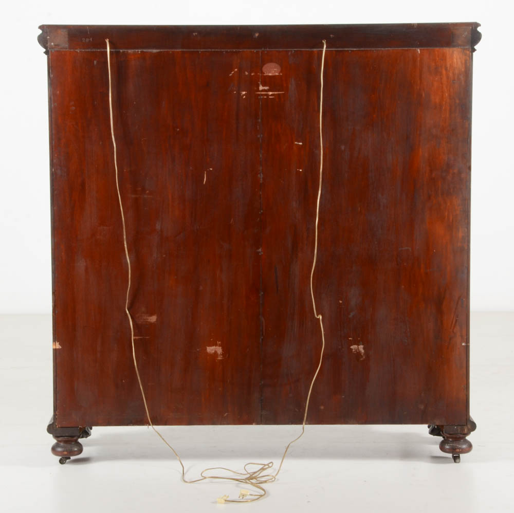 Antique Mahogany Bookcase by Henshaw's of Cincinnati