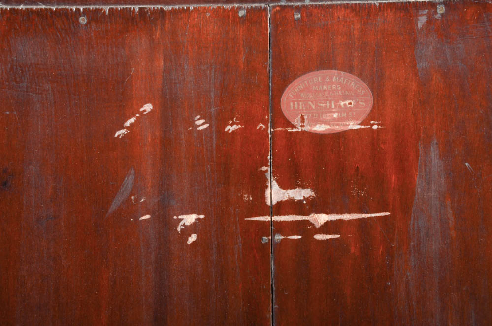 Antique Mahogany Bookcase by Henshaw's of Cincinnati