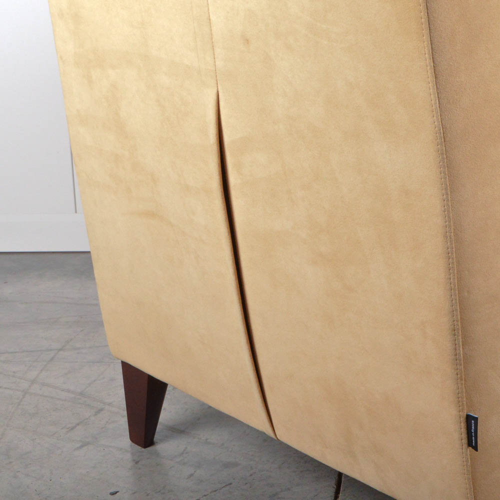 Suede French Ligne Roset "Citta" Club Chair