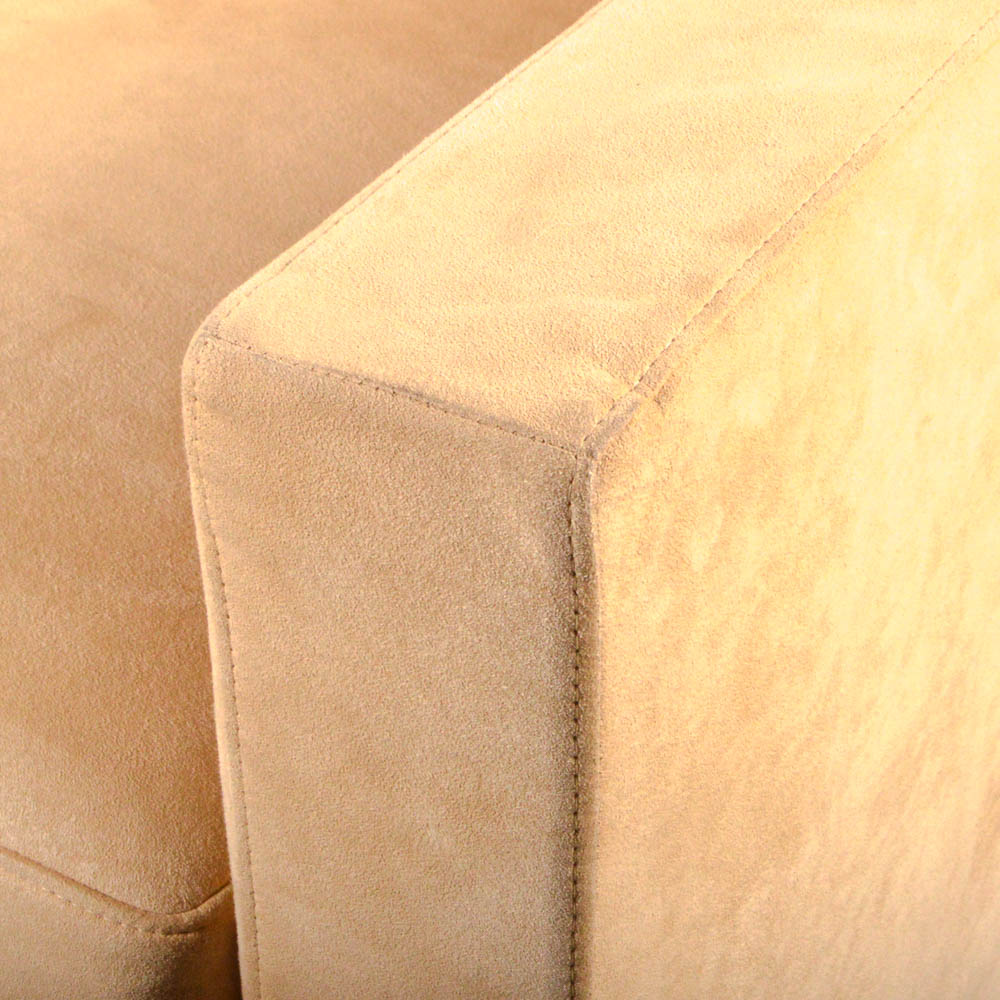 Suede French Ligne Roset "Citta" Club Chair