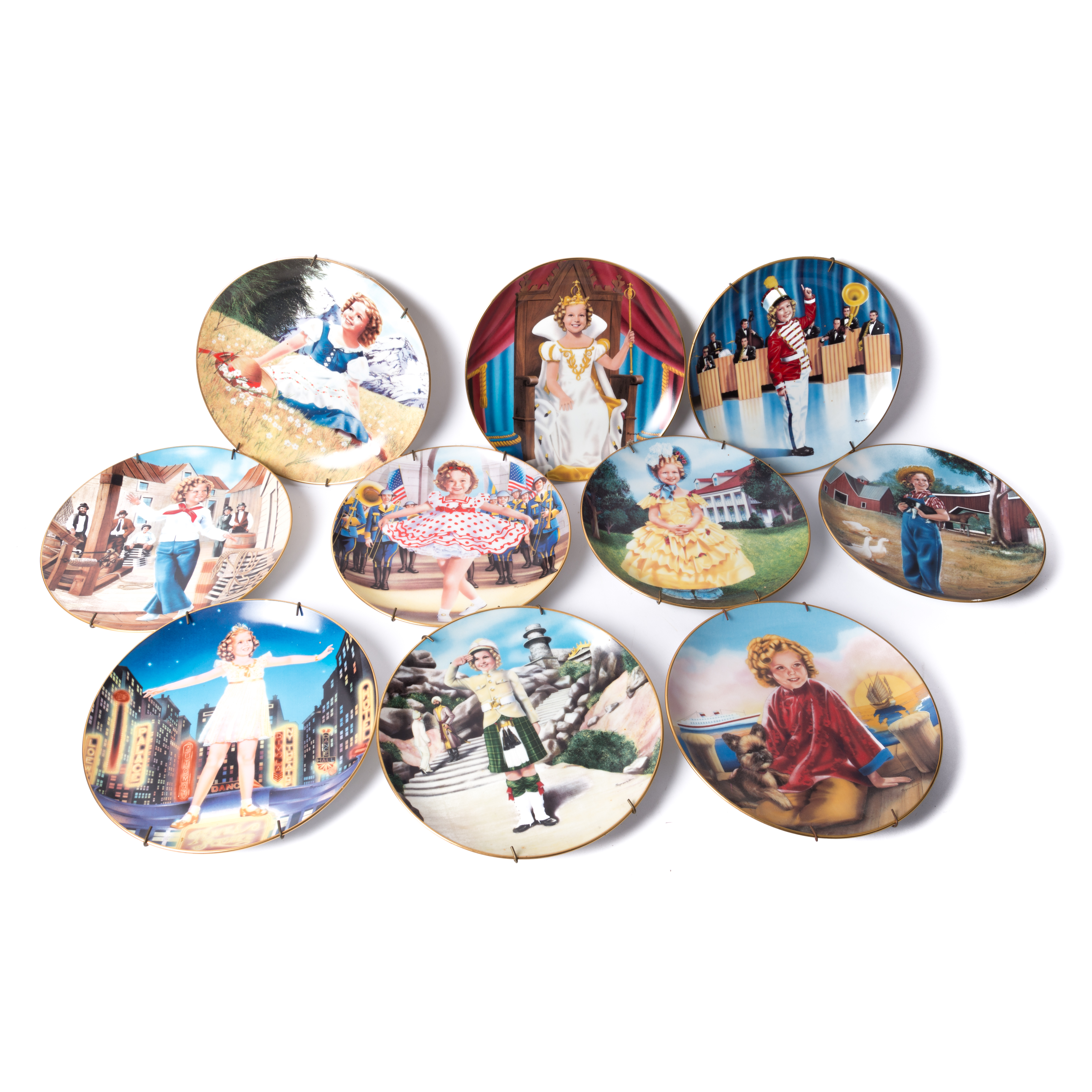 Danbury Mint "Shirley Temple" Plates