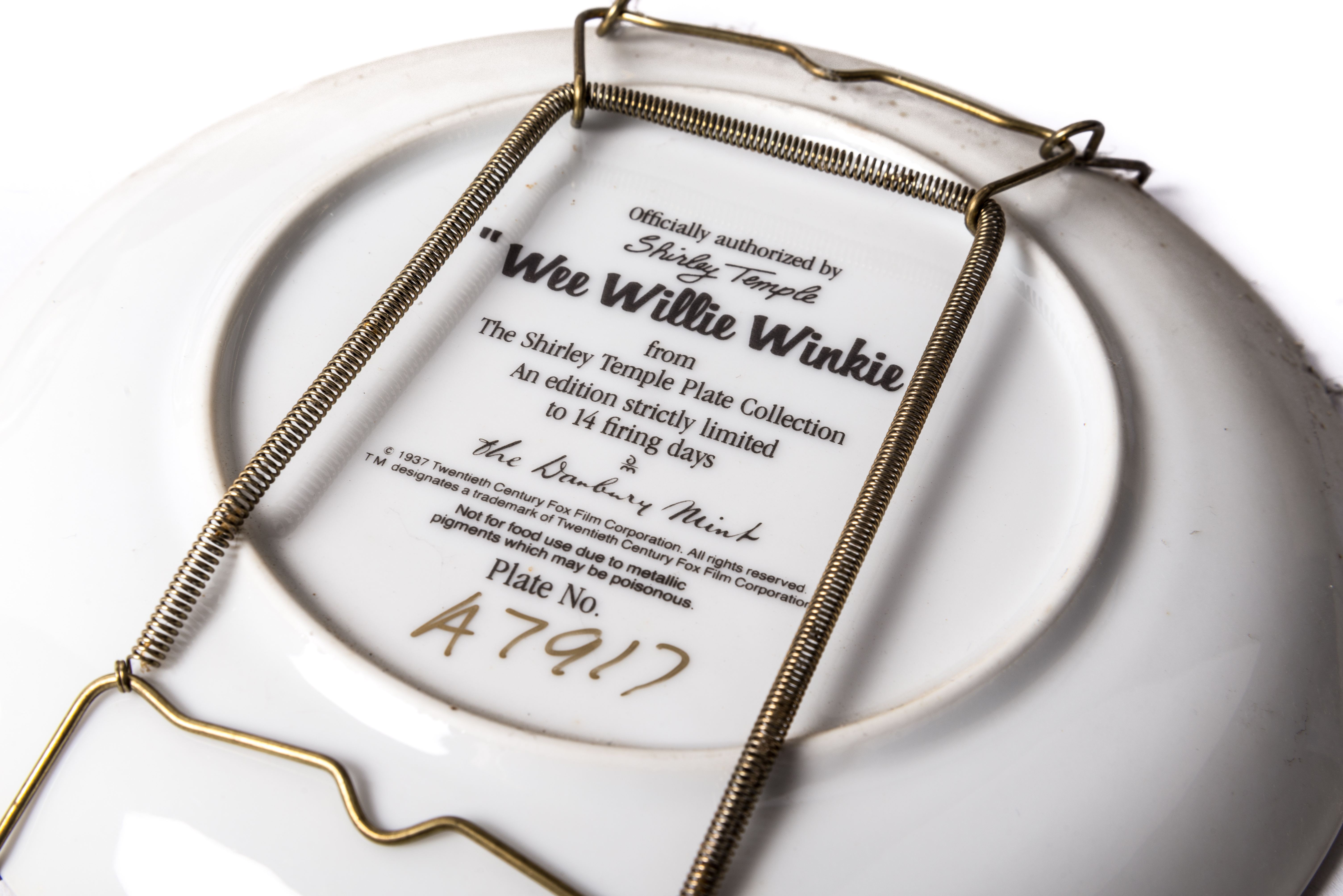 Danbury Mint "Shirley Temple" Plates