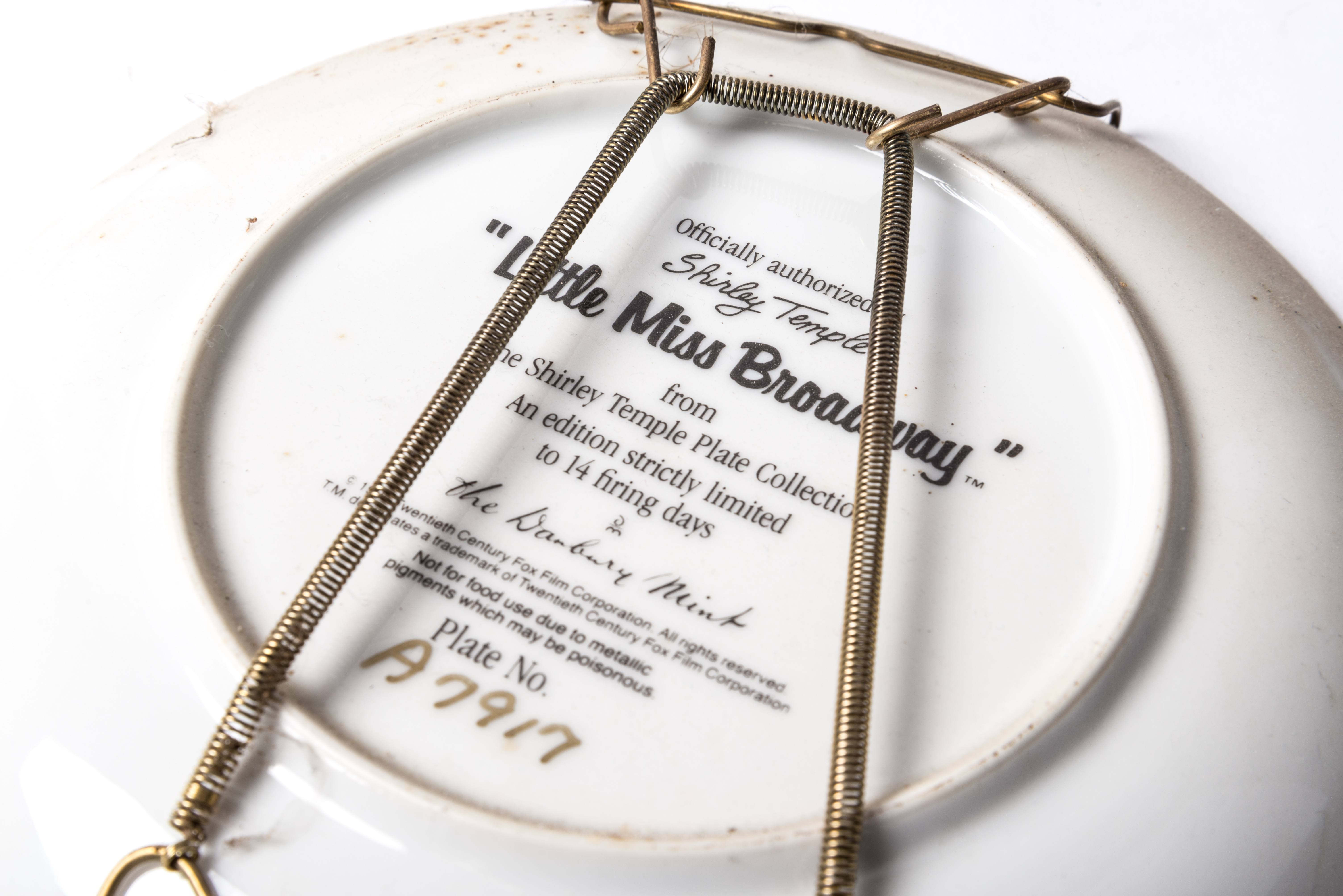 Danbury Mint "Shirley Temple" Plates