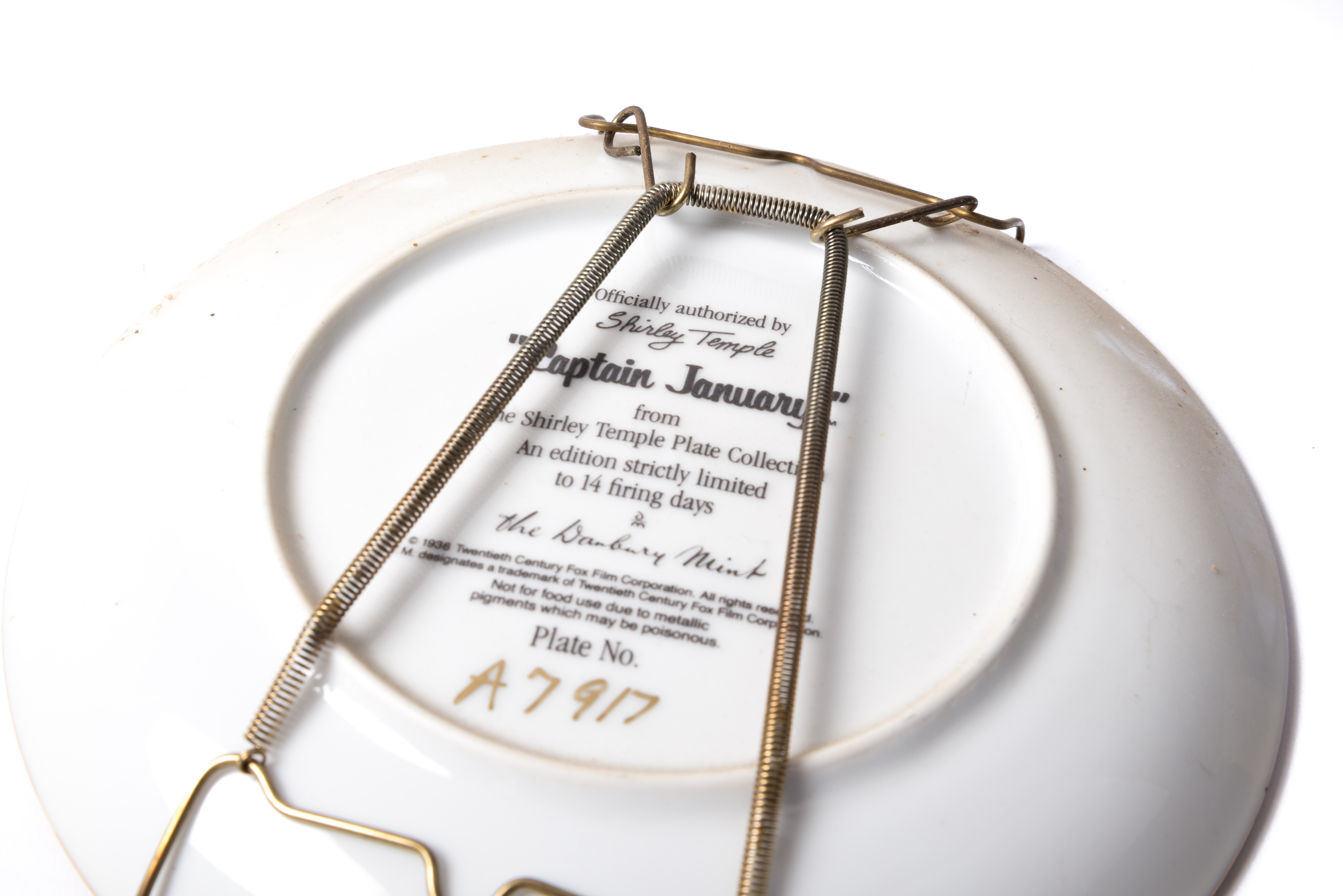 Danbury Mint "Shirley Temple" Plates