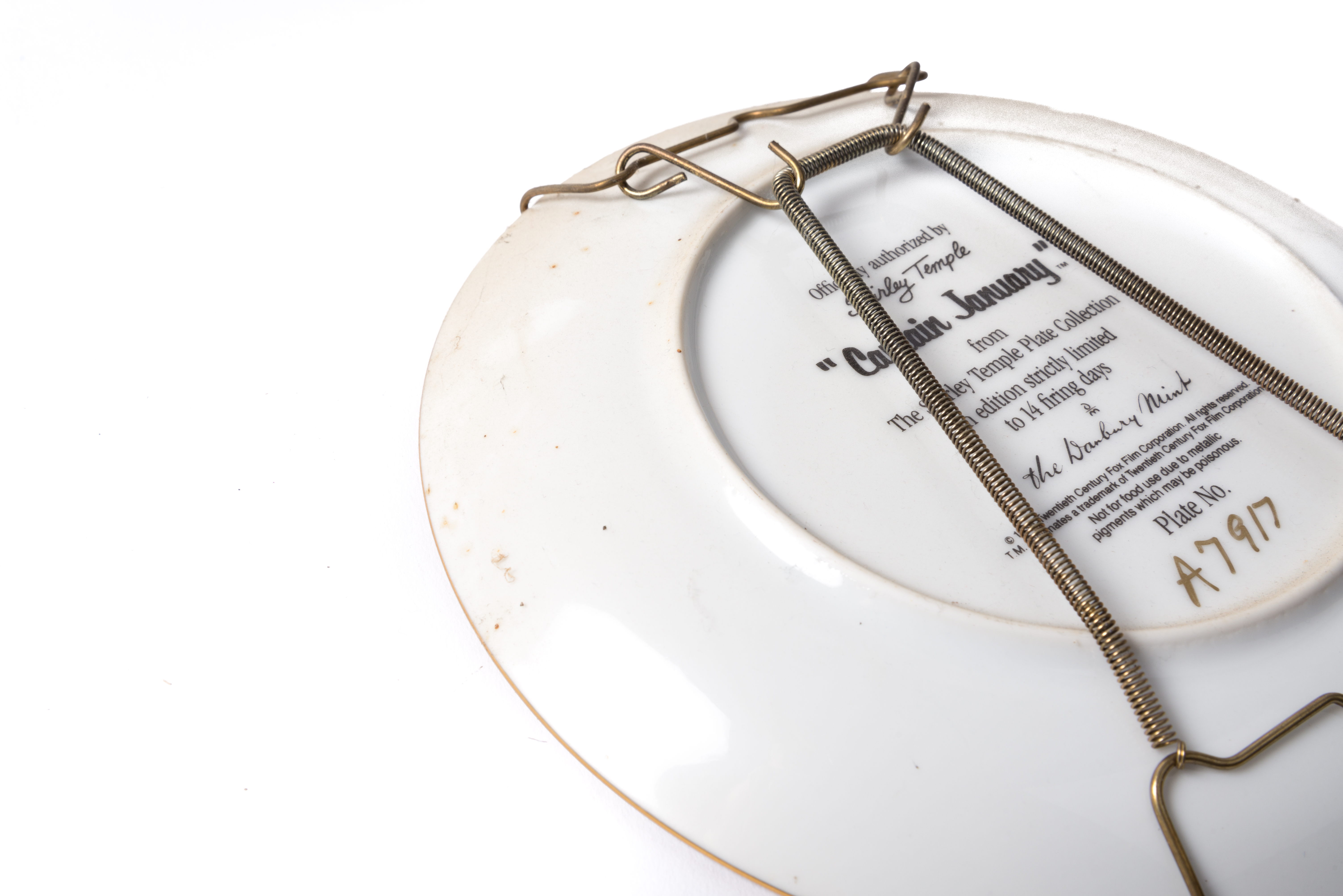 Danbury Mint "Shirley Temple" Plates