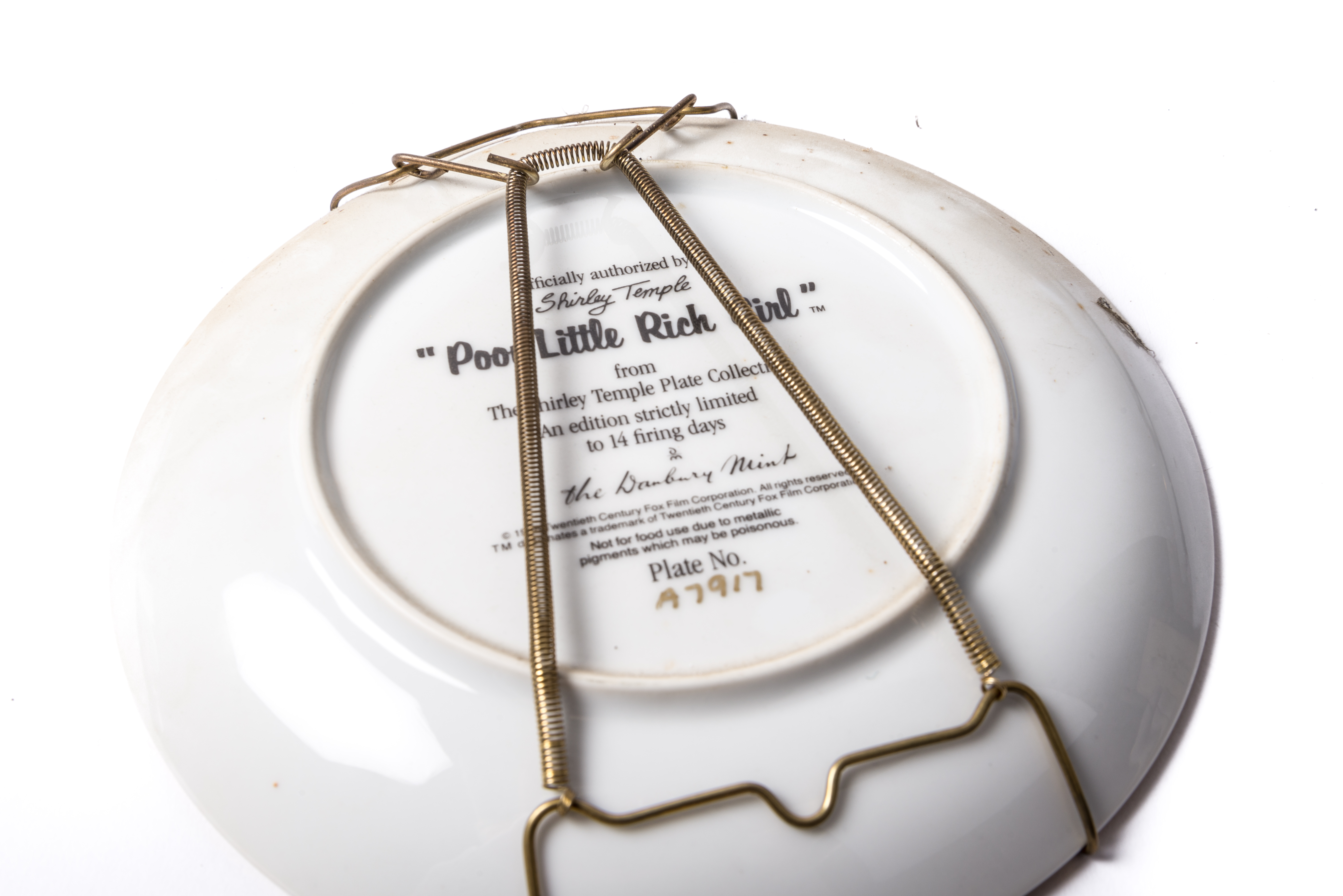 Danbury Mint "Shirley Temple" Plates