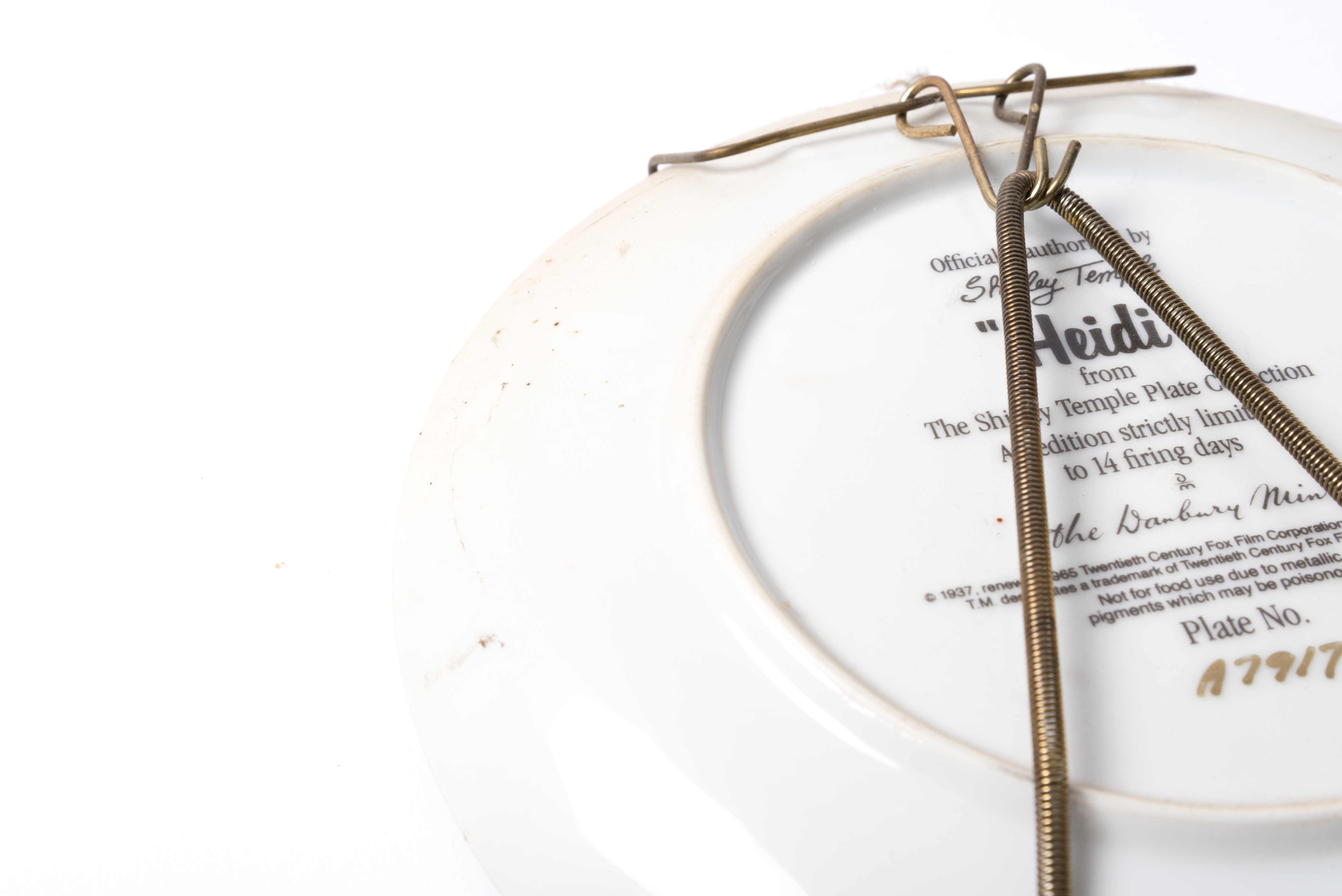 Danbury Mint "Shirley Temple" Plates