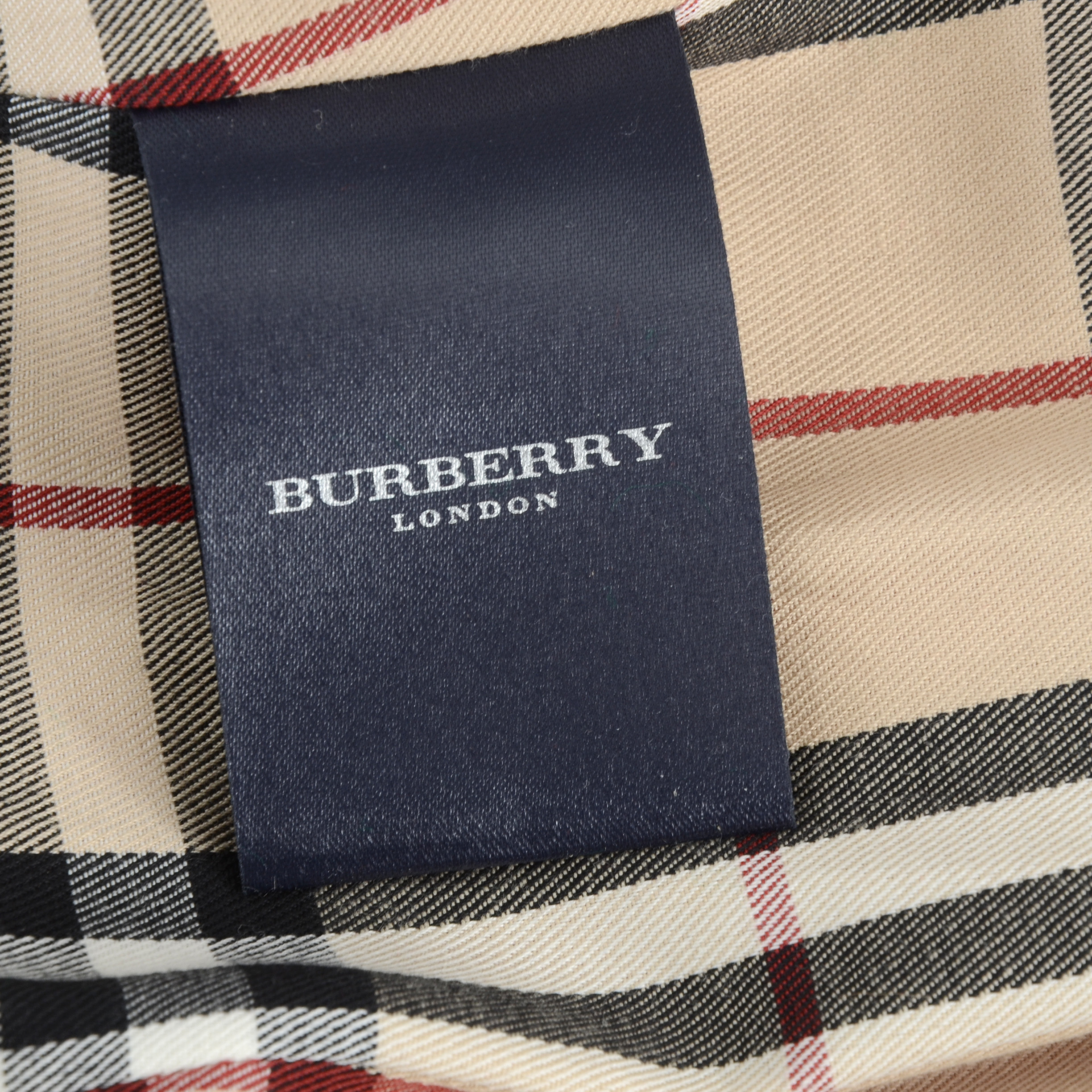 Burberry of London Double Breasted Red Sleeveless Trench Halter Dress