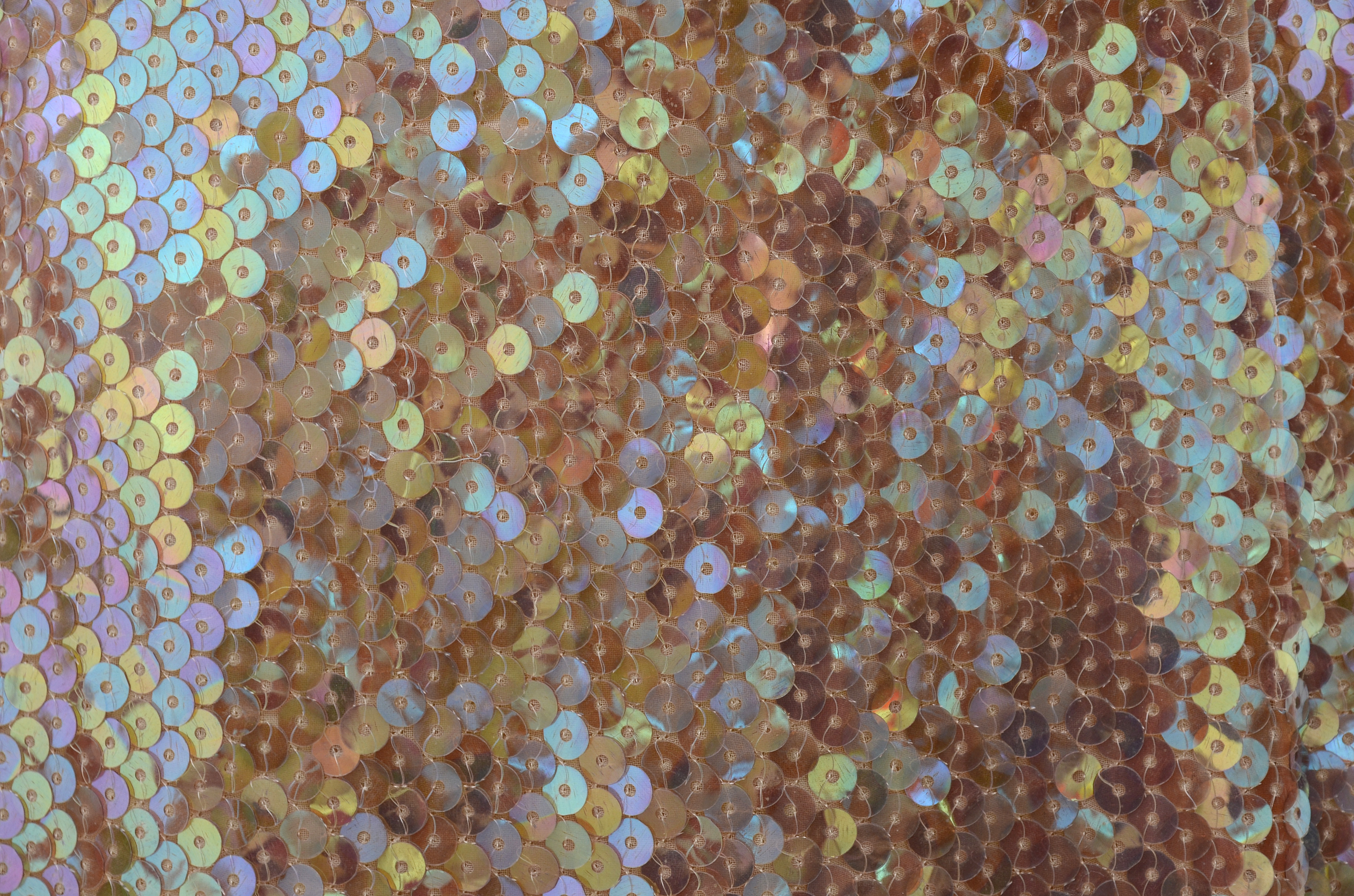 Escada Couture Iridescent Sequined Sleeveless Evening Dress Susan Wore to the Sixth Annual Benefit For the Elton John Aids Foundation