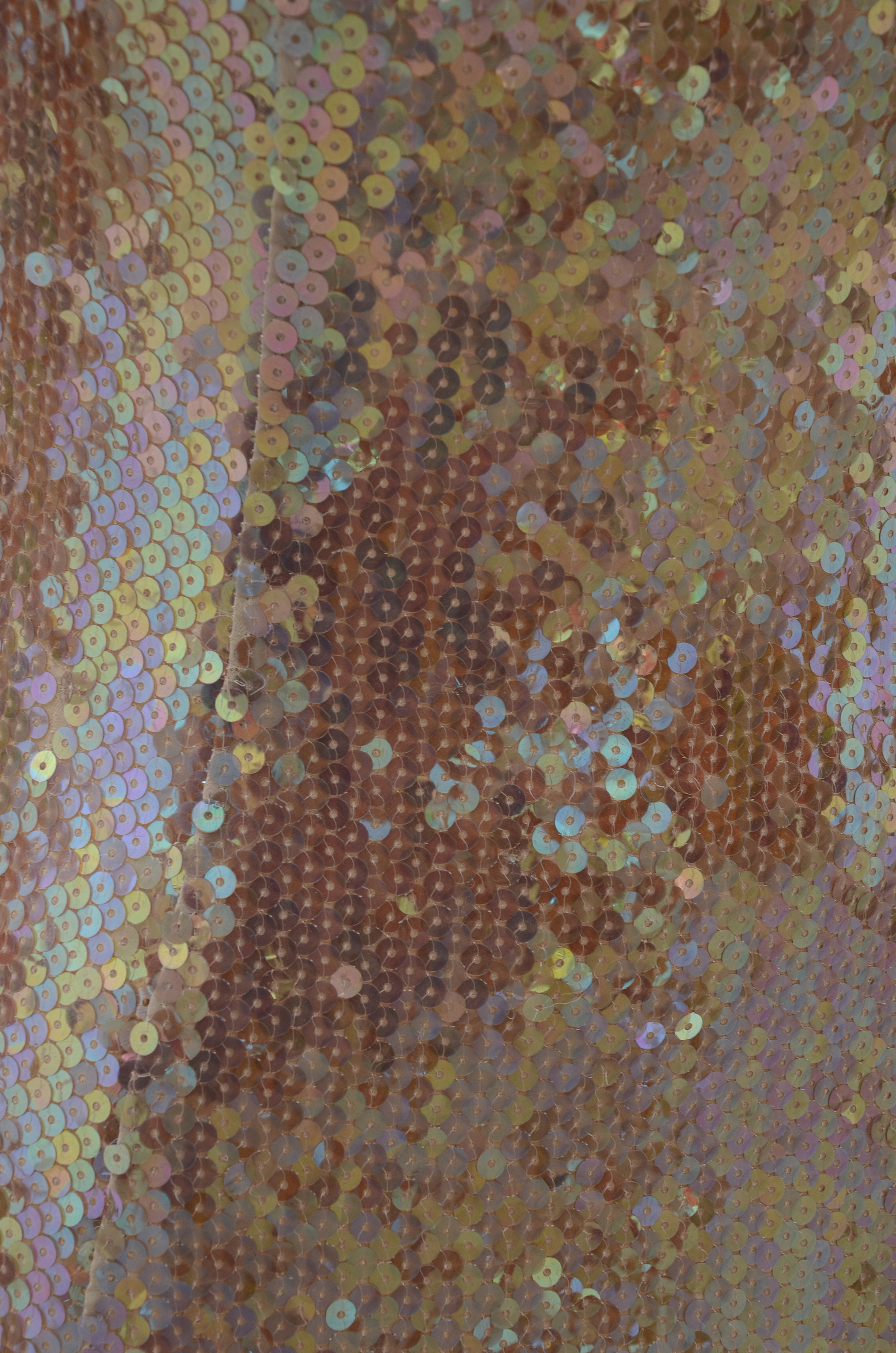 Escada Couture Iridescent Sequined Sleeveless Evening Dress Susan Wore to the Sixth Annual Benefit For the Elton John Aids Foundation