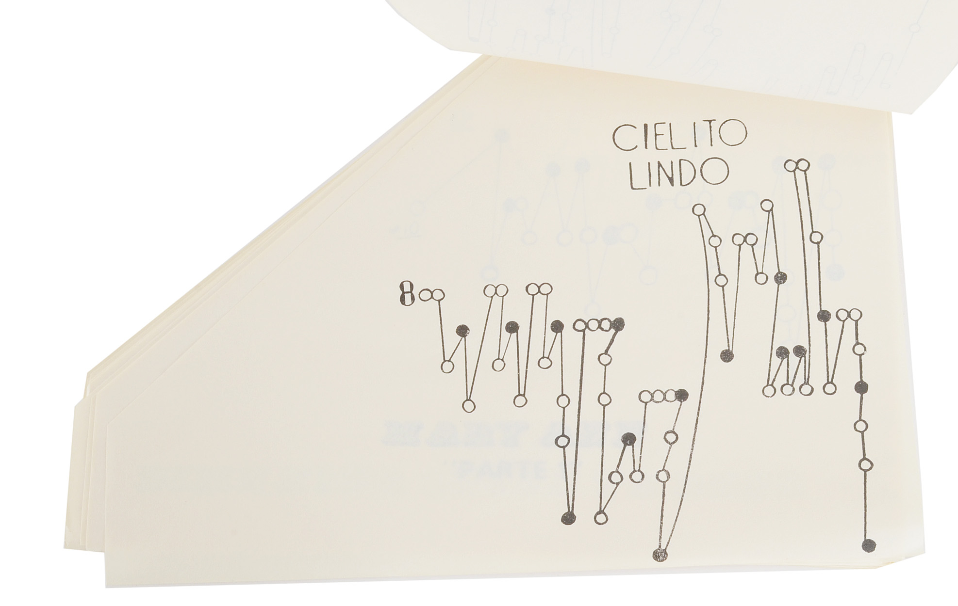 Dominican Republic Citara or Zither With Sheet Music