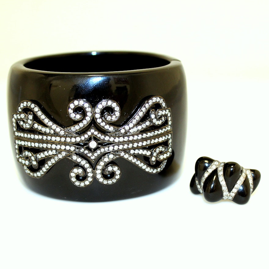 Angelique DeParis Cuff Bracelet and Ring
