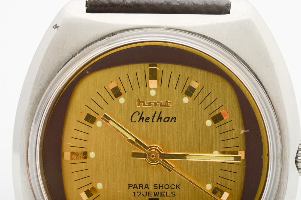 Vintage HMT Chethan "Para Shock" 17-Jewel Automatic Watch