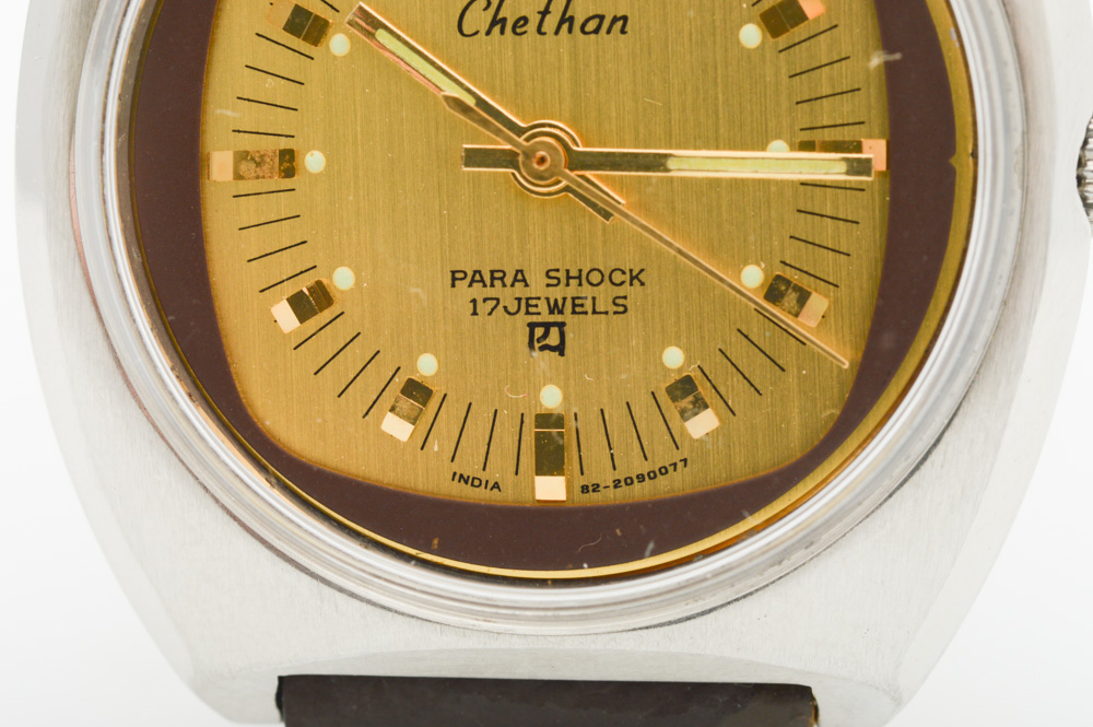 Vintage HMT Chethan "Para Shock" 17-Jewel Automatic Watch