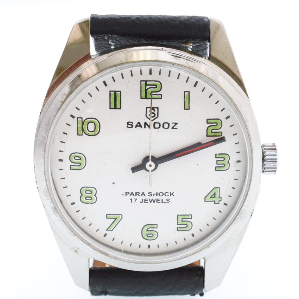 Vintage Sandoz 17-Jewel Automatic Watch