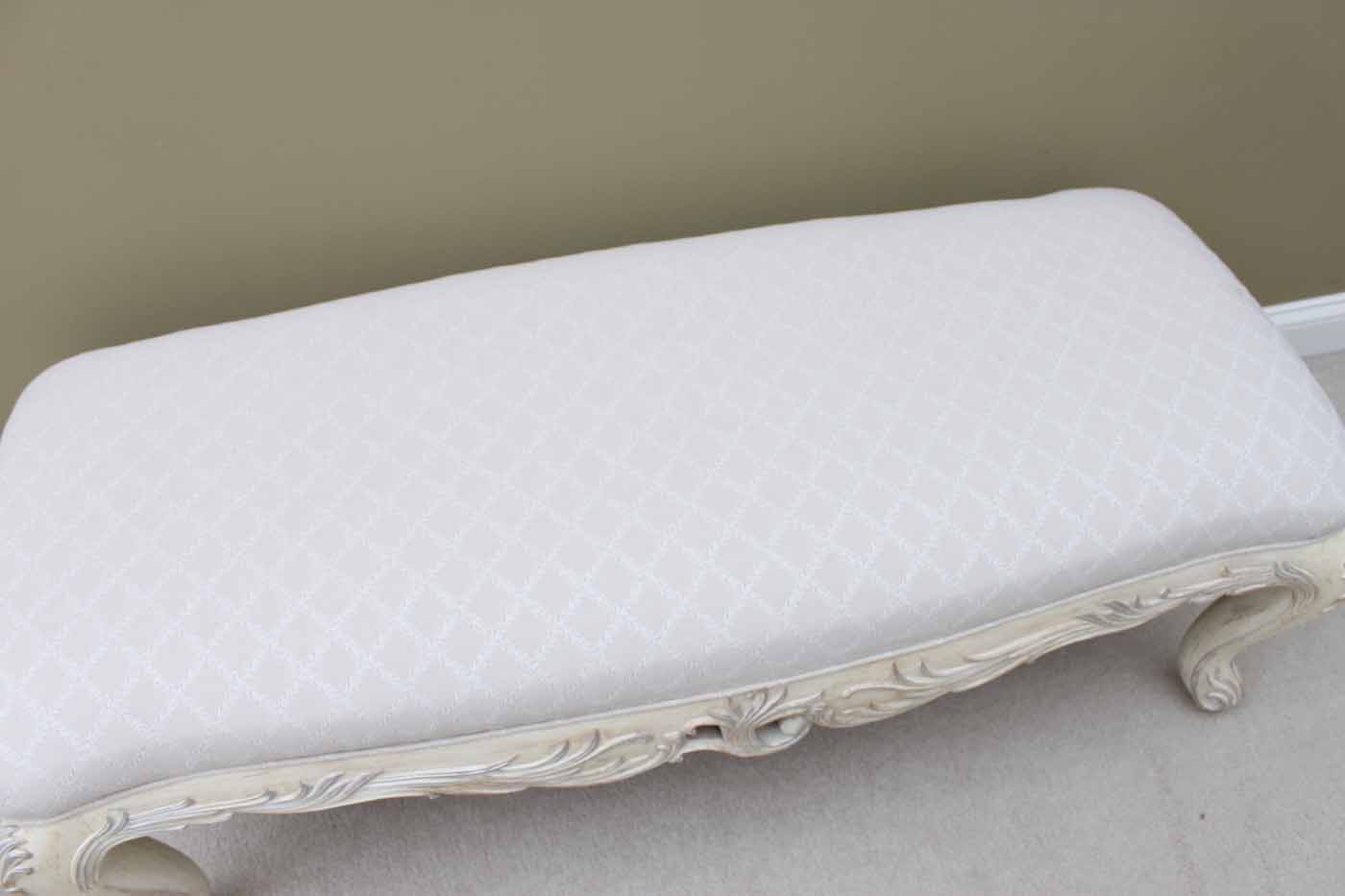 French Provincial Upholstered Bench