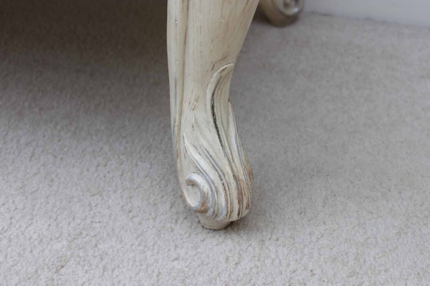 French Provincial Upholstered Bench