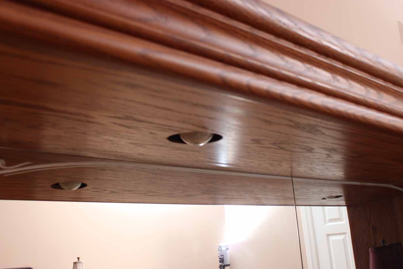 King Size Bed Frame with Drawer and Shelf Surround